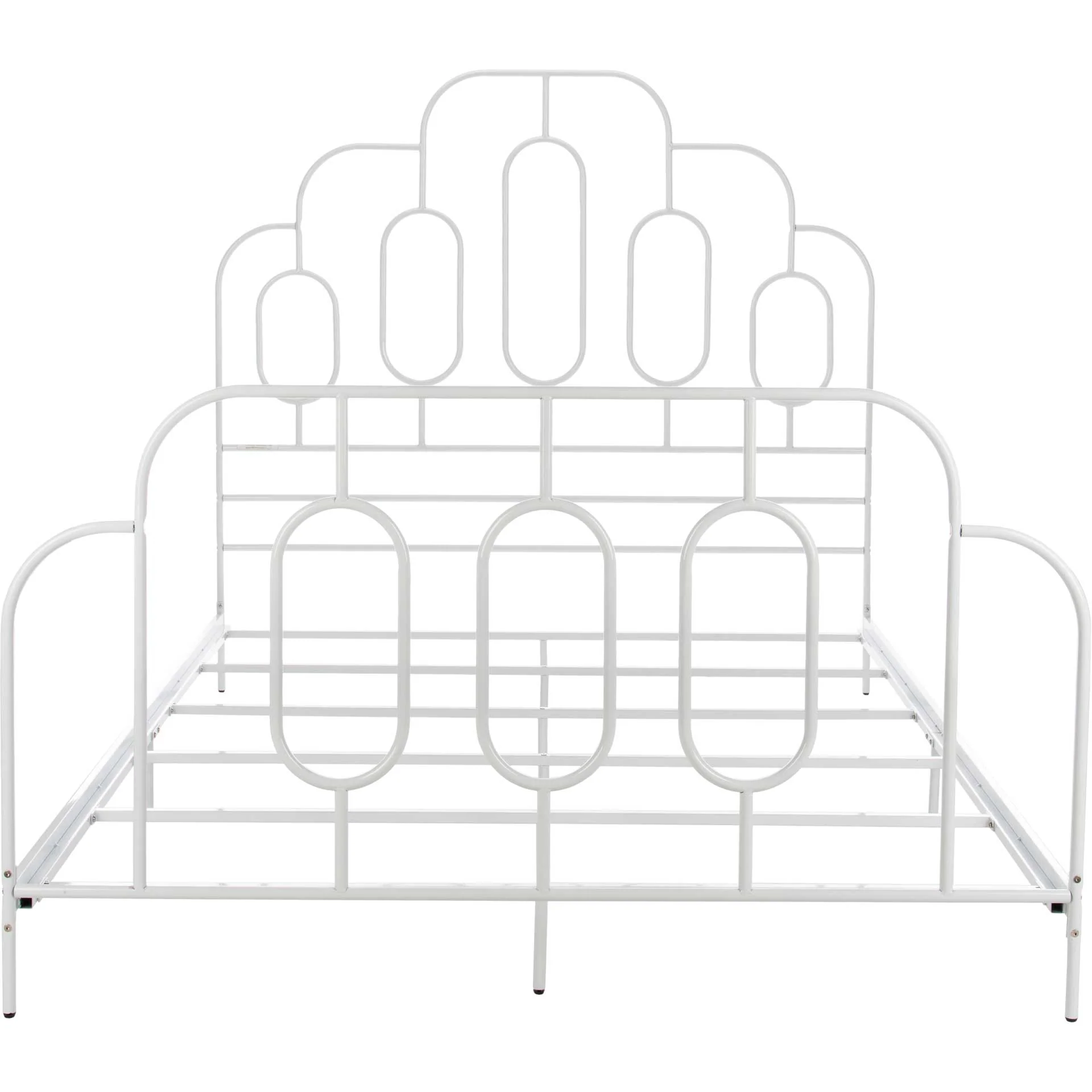 Paola Metal Retro Bed White - Image 4