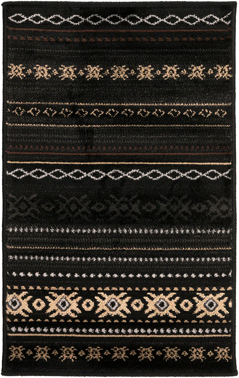 Paramount Light Gray/Charcoal/Black Area Rug - Image 2