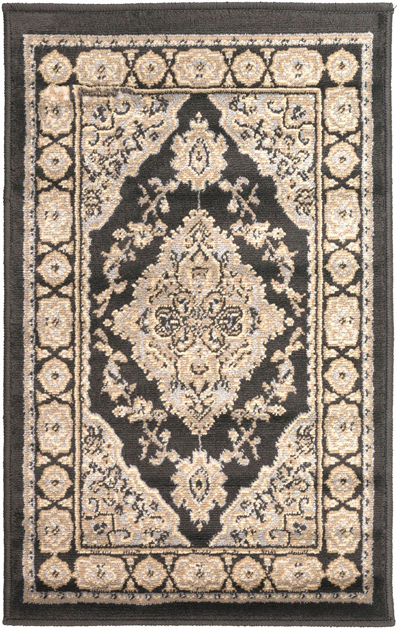 Paramount Light Gray/Charcoal/Olive Area Rug - Image 2