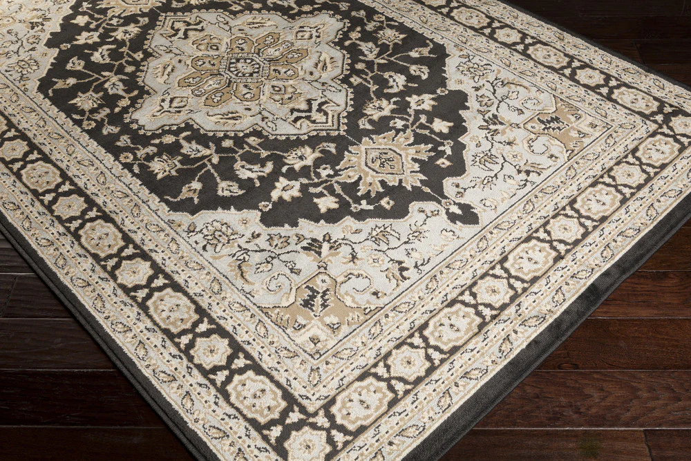Paramount Light Gray/Charcoal/Olive Area Rug - Image 3