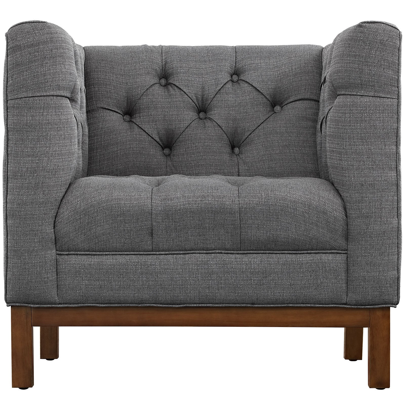Paramour Fabric Armchair Gray - Image 4