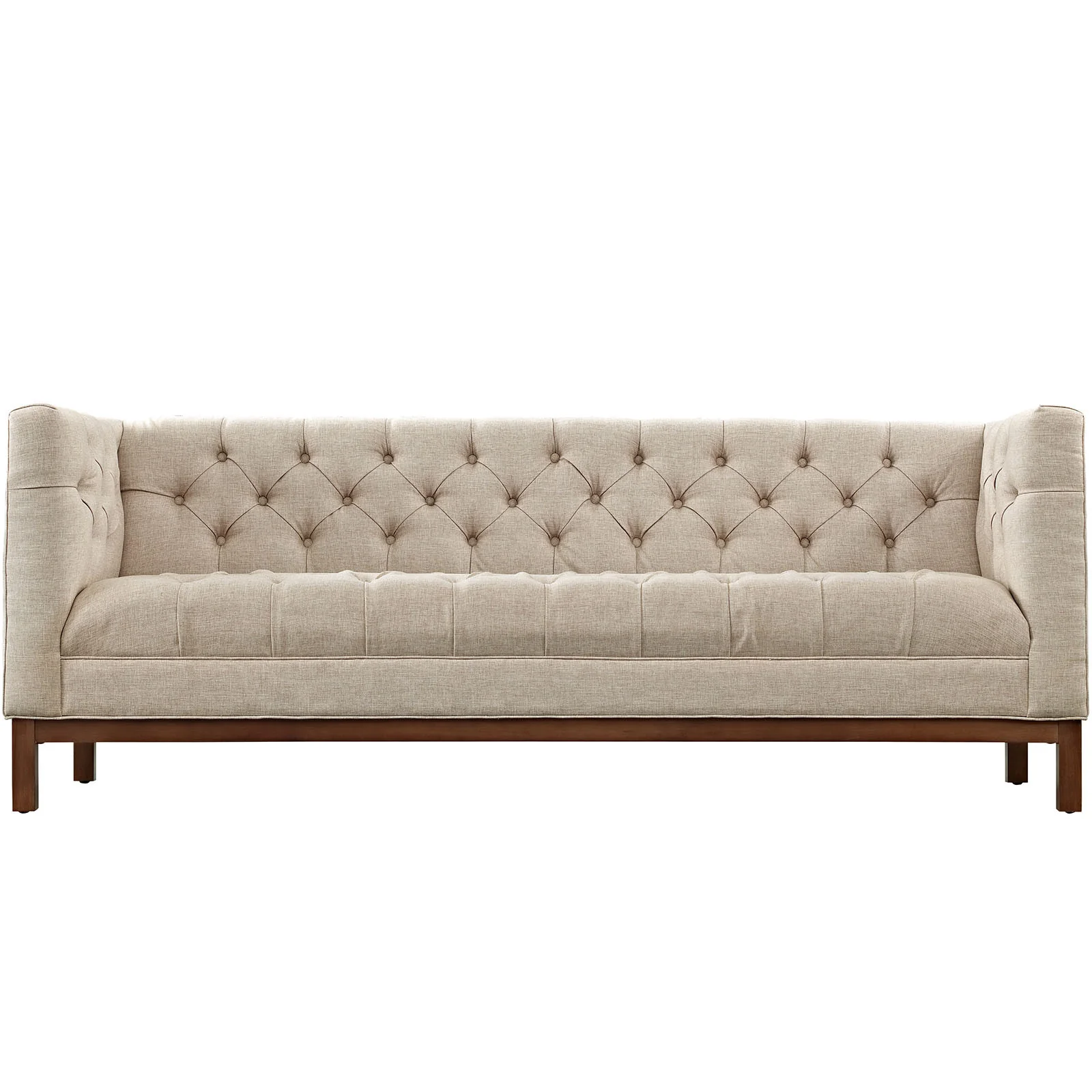 Paramour Fabric Sofa Beige - Image 3