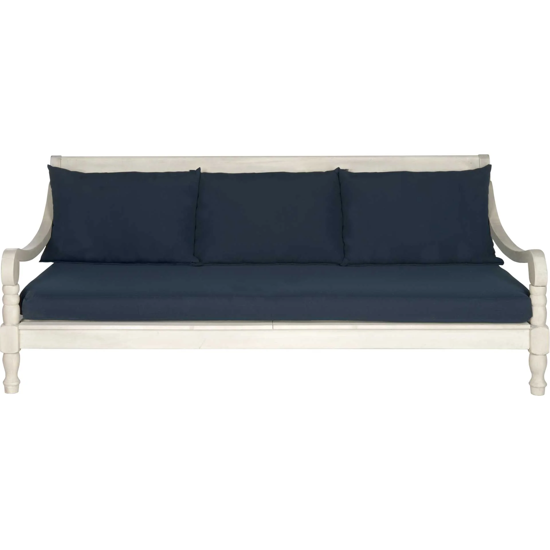 Pardia Day Bed Antique White/Navy - Image 2