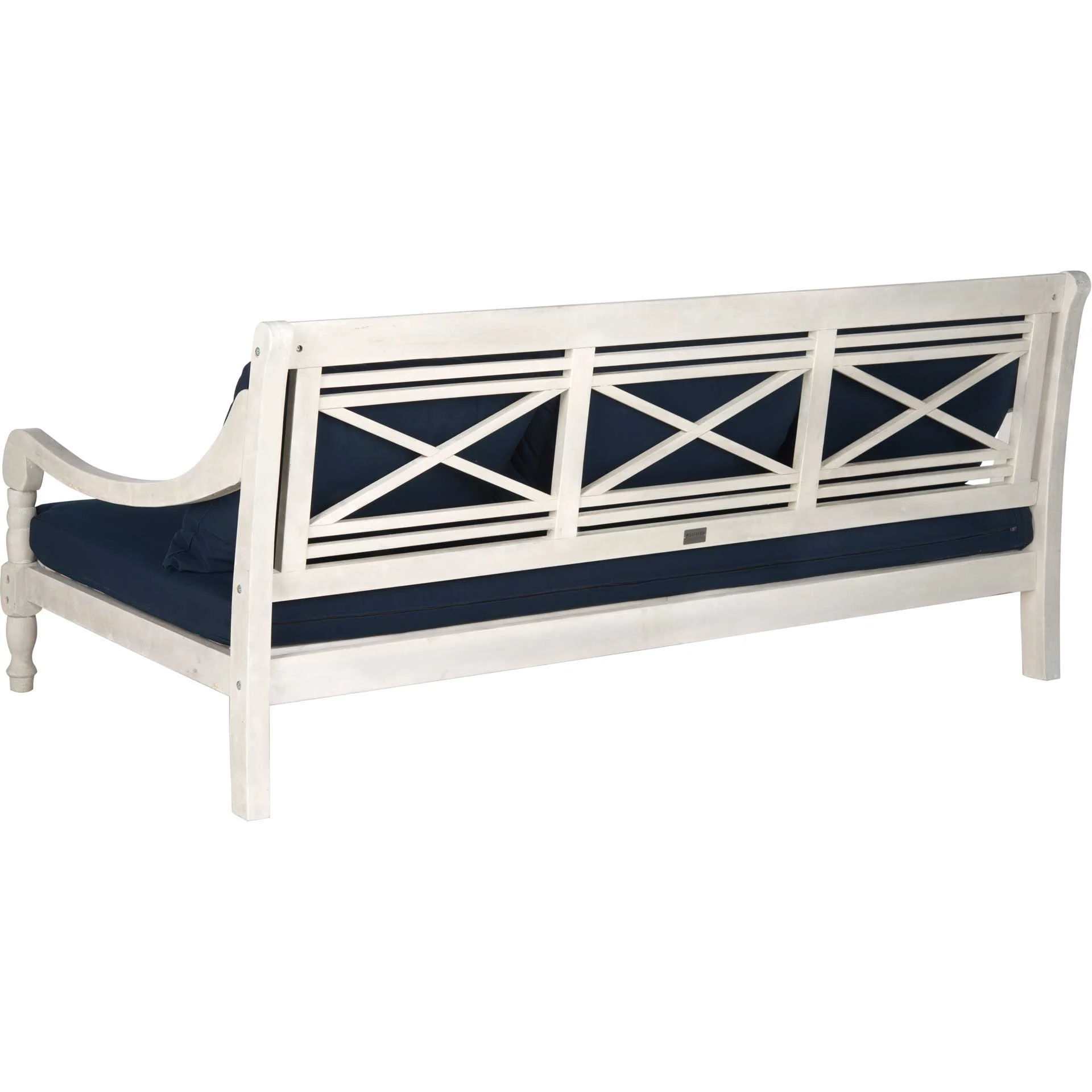 Pardia Day Bed Antique White/Navy - Image 3