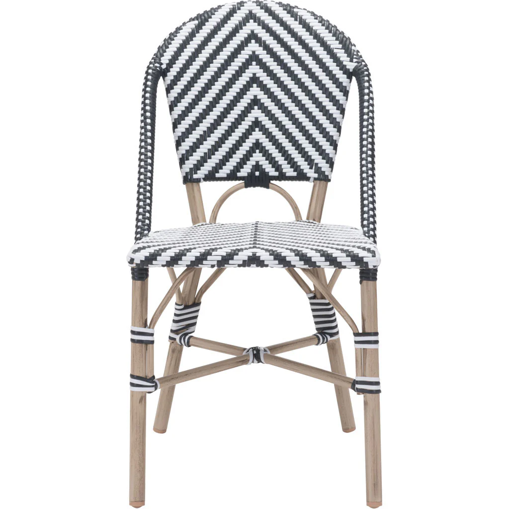 Parisian Dining Chair Black & White (Set of 2) - Image 3