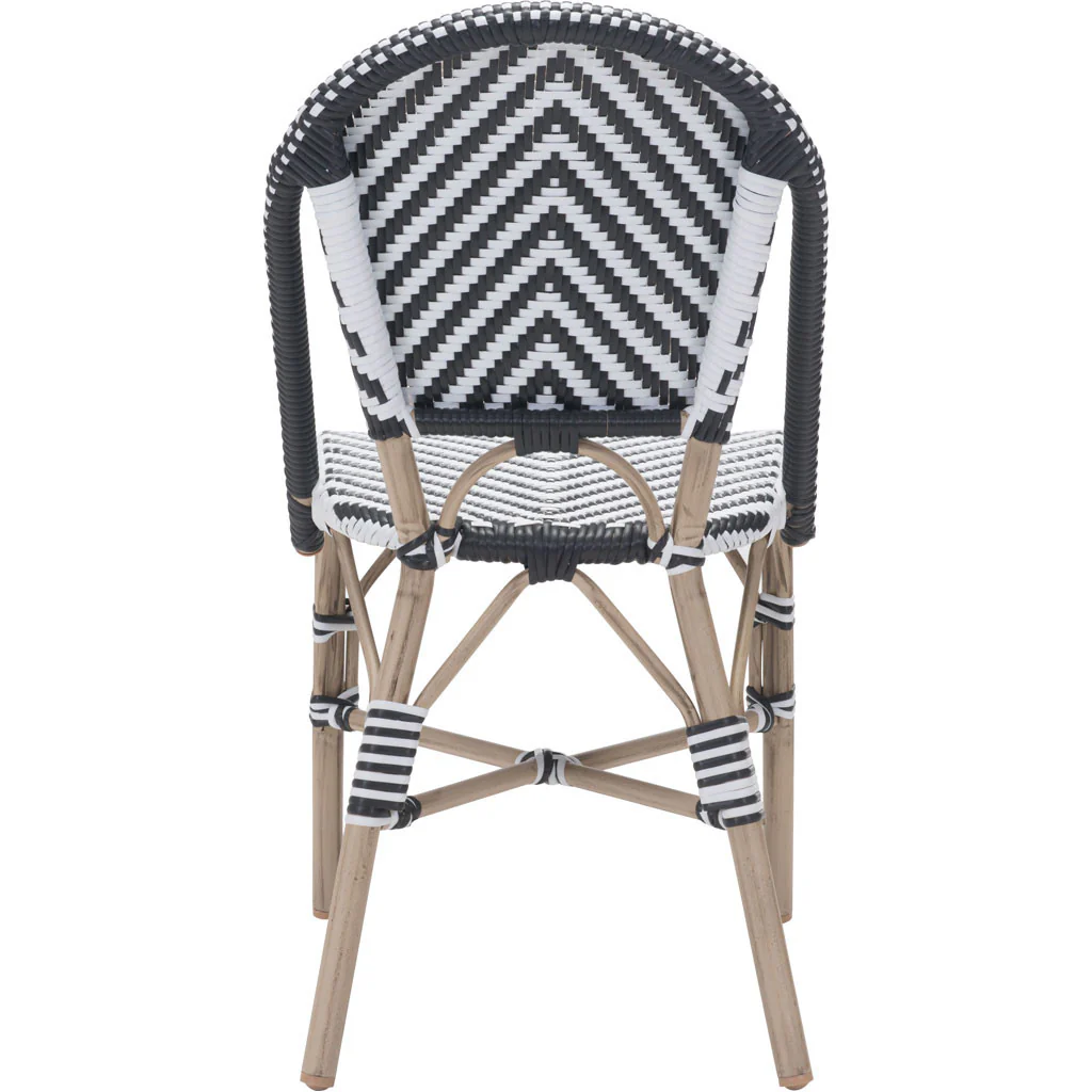 Parisian Dining Chair Black & White (Set of 2) - Image 4