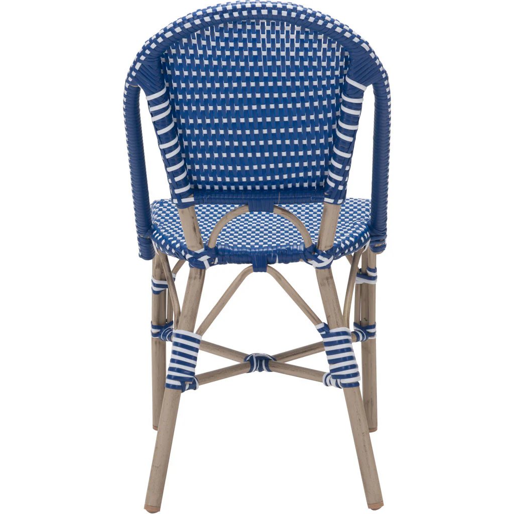 Parisian Dining Chair Navy Blue & White (Set of 2) - Image 4