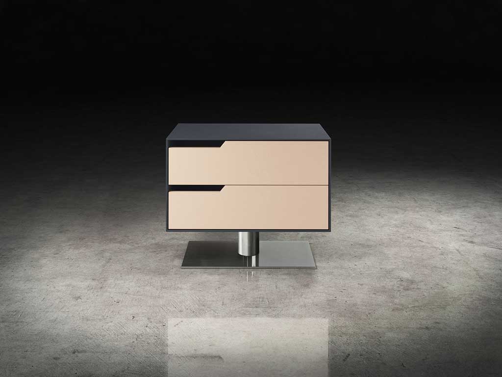 Park Nightstand Asphalt/Frappe Matte - Image 3