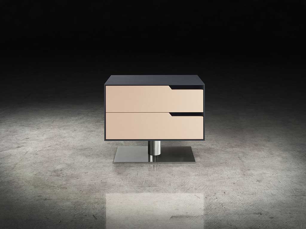 Park Nightstand Asphalt/Frappe Matte - Image 4