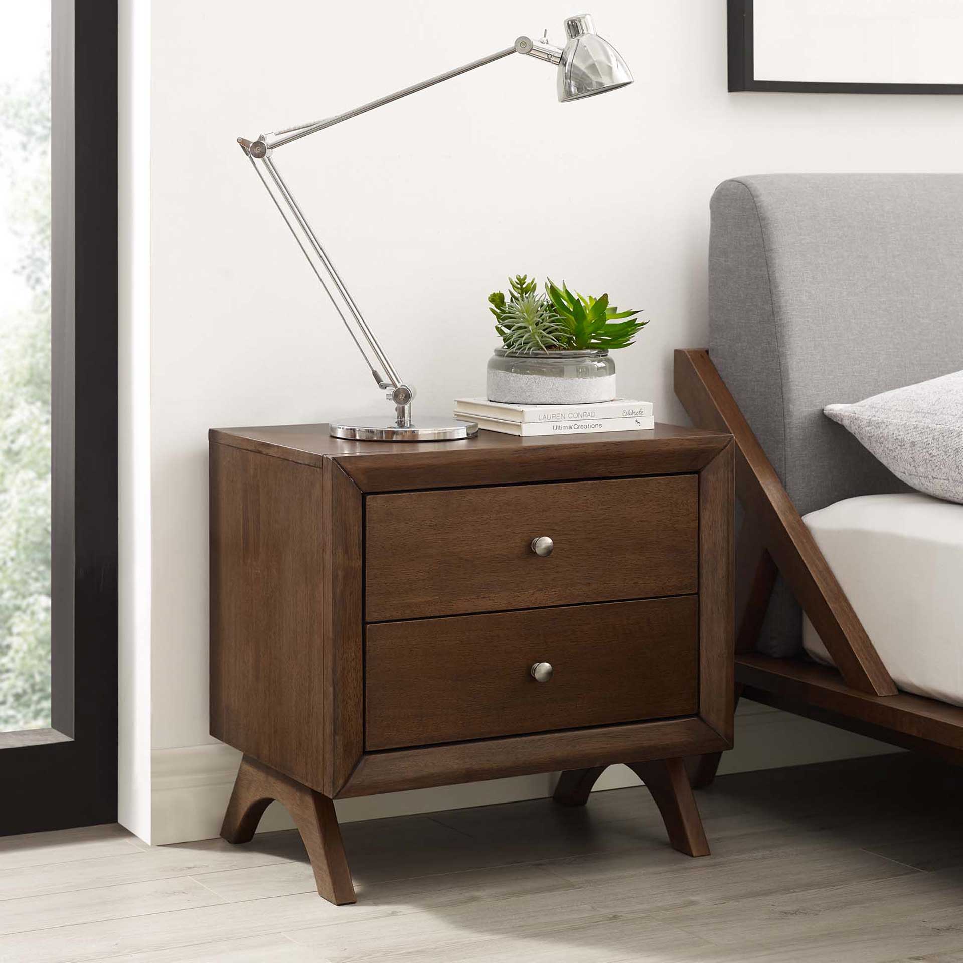 Parker Nightstand Walnut - Image 5
