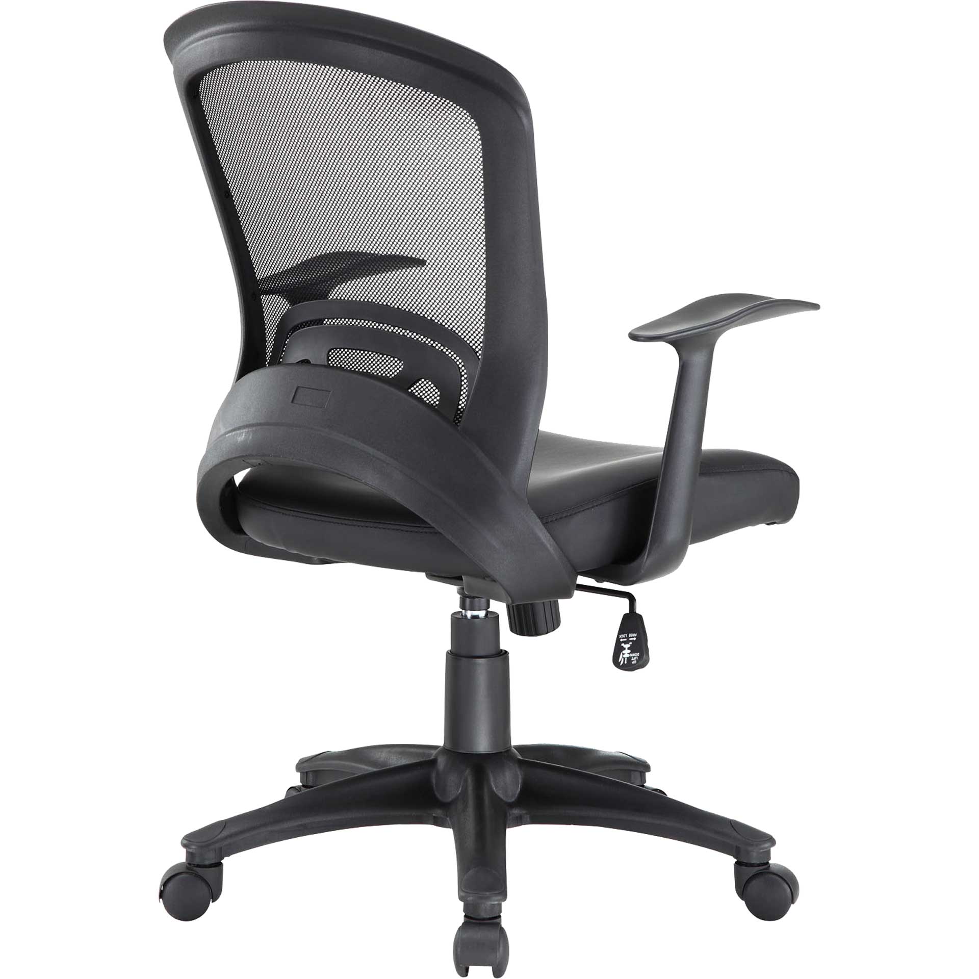 Partridge Vinyl Office Chair Black - Image 3