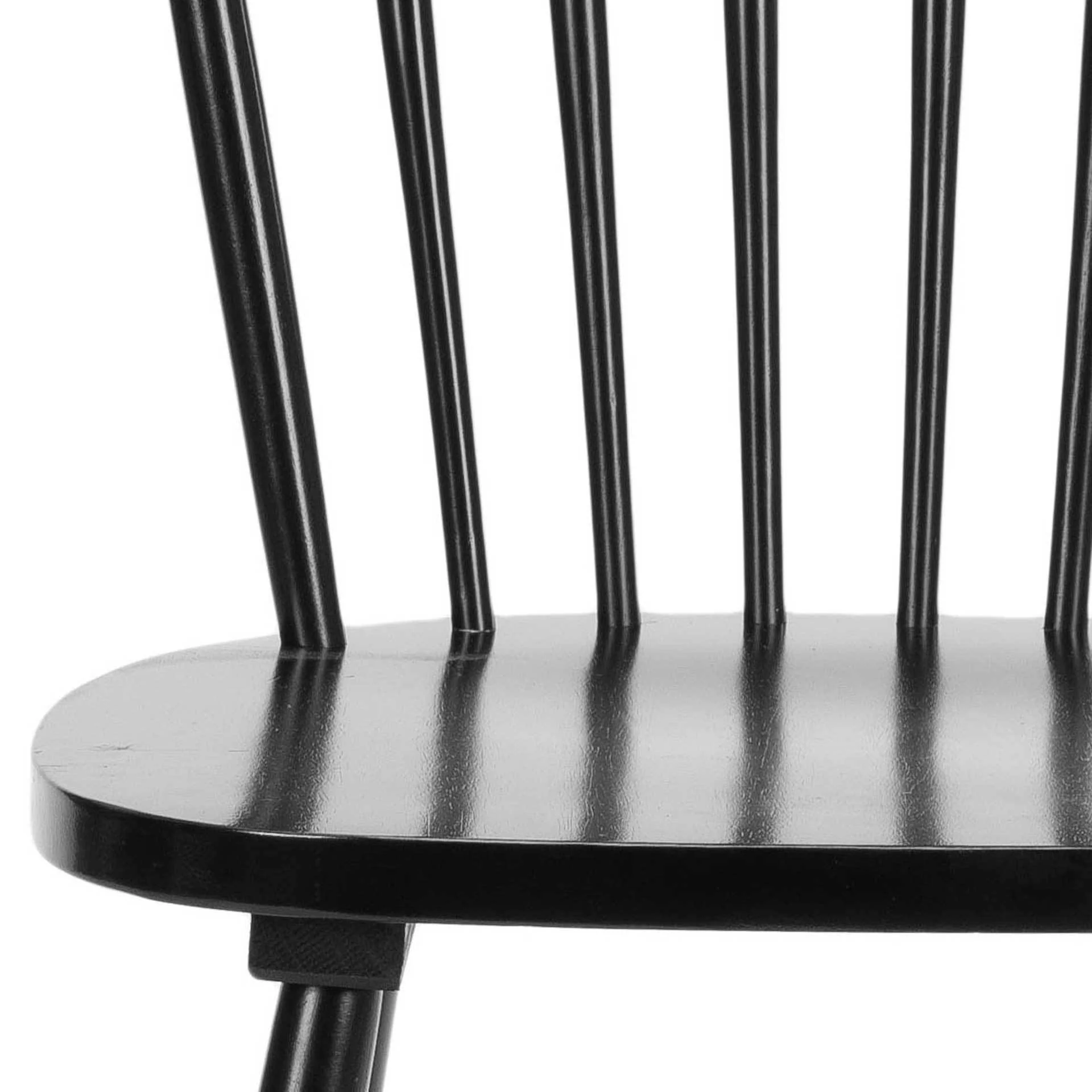 Paula Spindle Dining Chair Black (Set of 2) - Image 5