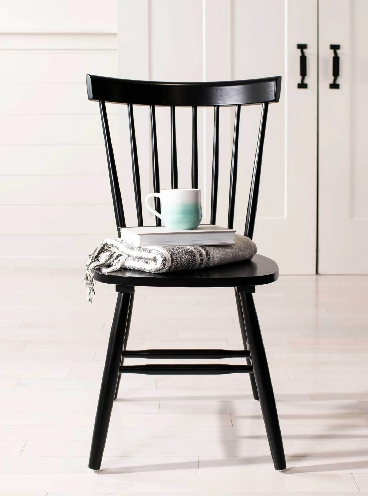 Paula Spindle Dining Chair Black (Set of 2) - Image 7