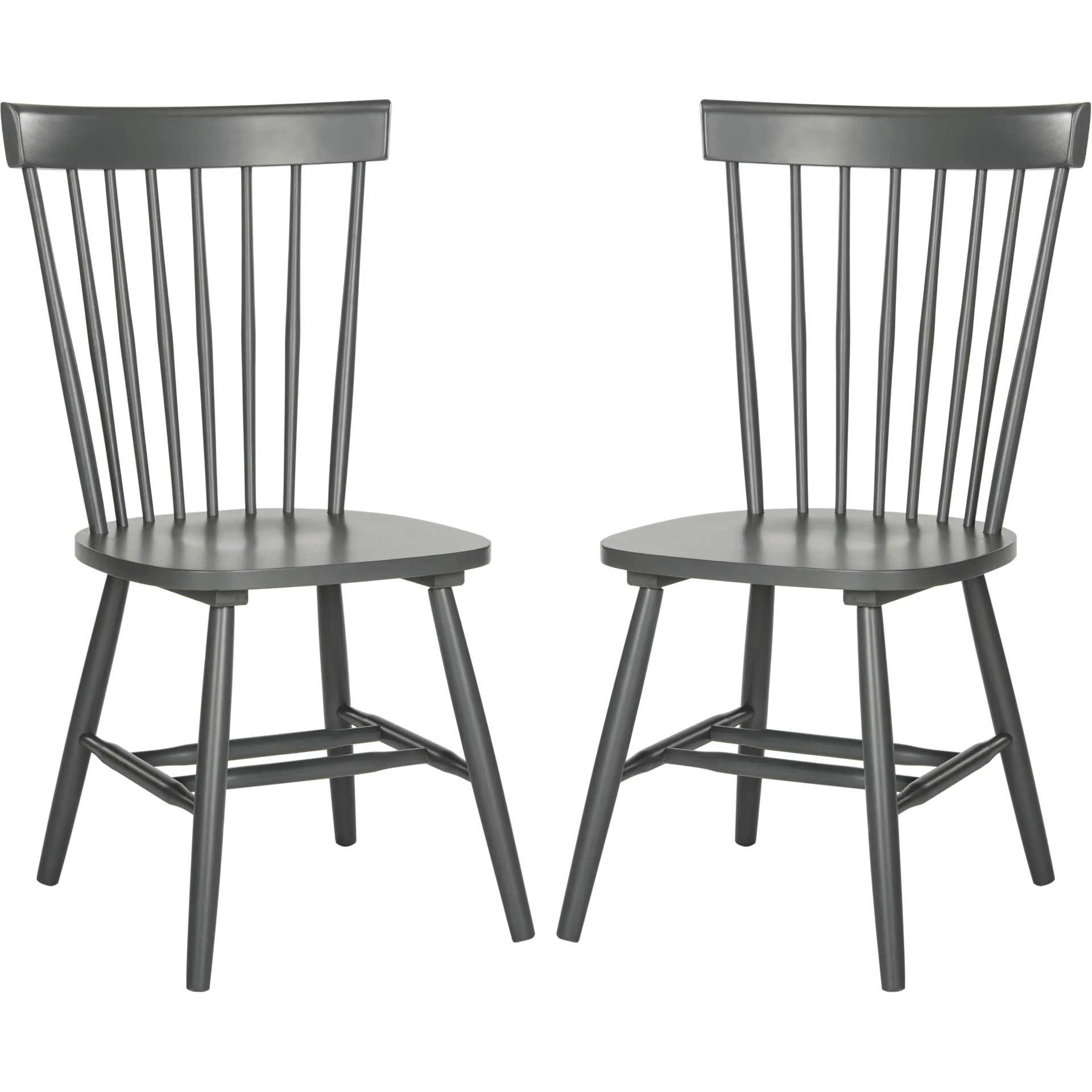Paula Spindle Dining Chair Charcoal Gray (Set of 2) - Image 2