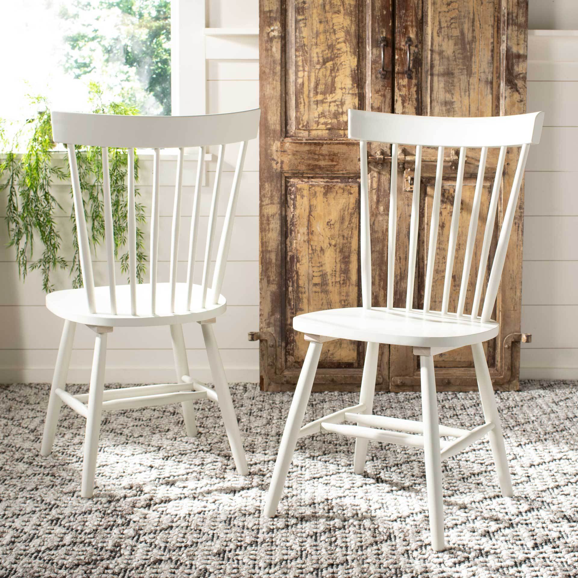 Paula Spindle Dining Chair Off White (Set of 2) - Image 6