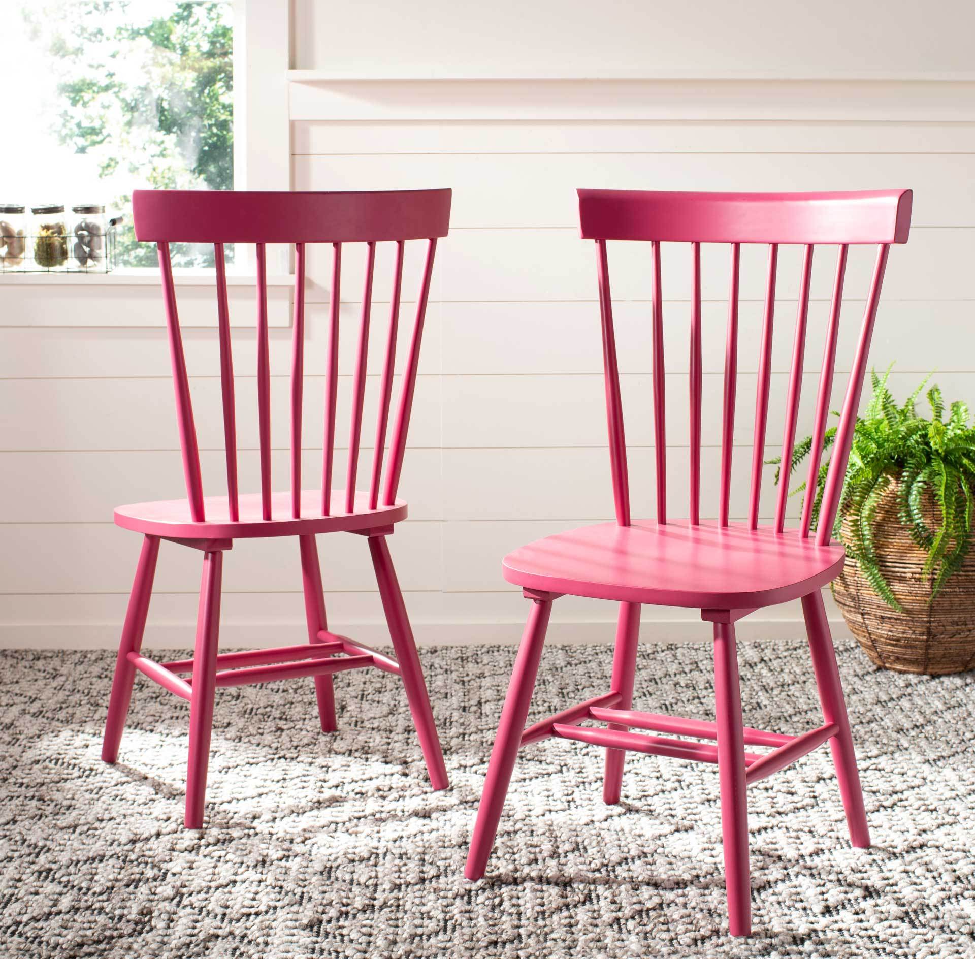Paula Spindle Dining Chair Raspberry (Set of 2) - Image 9