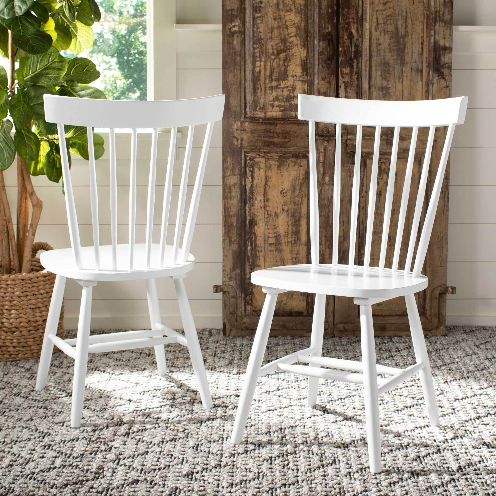 Paula Spindle Dining Chair White (Set of 2) - Image 7