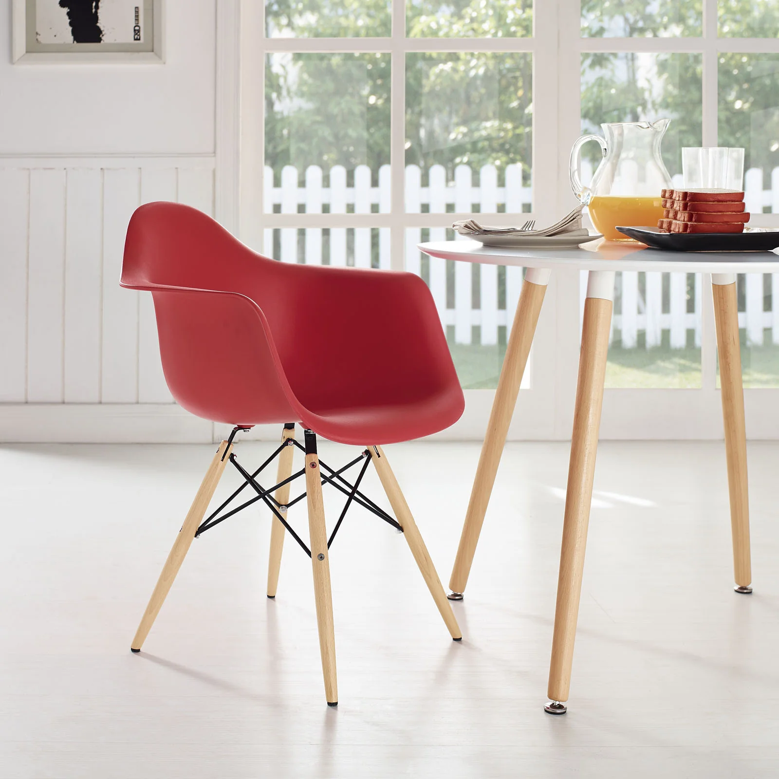 Peace Armchair Red - Image 4