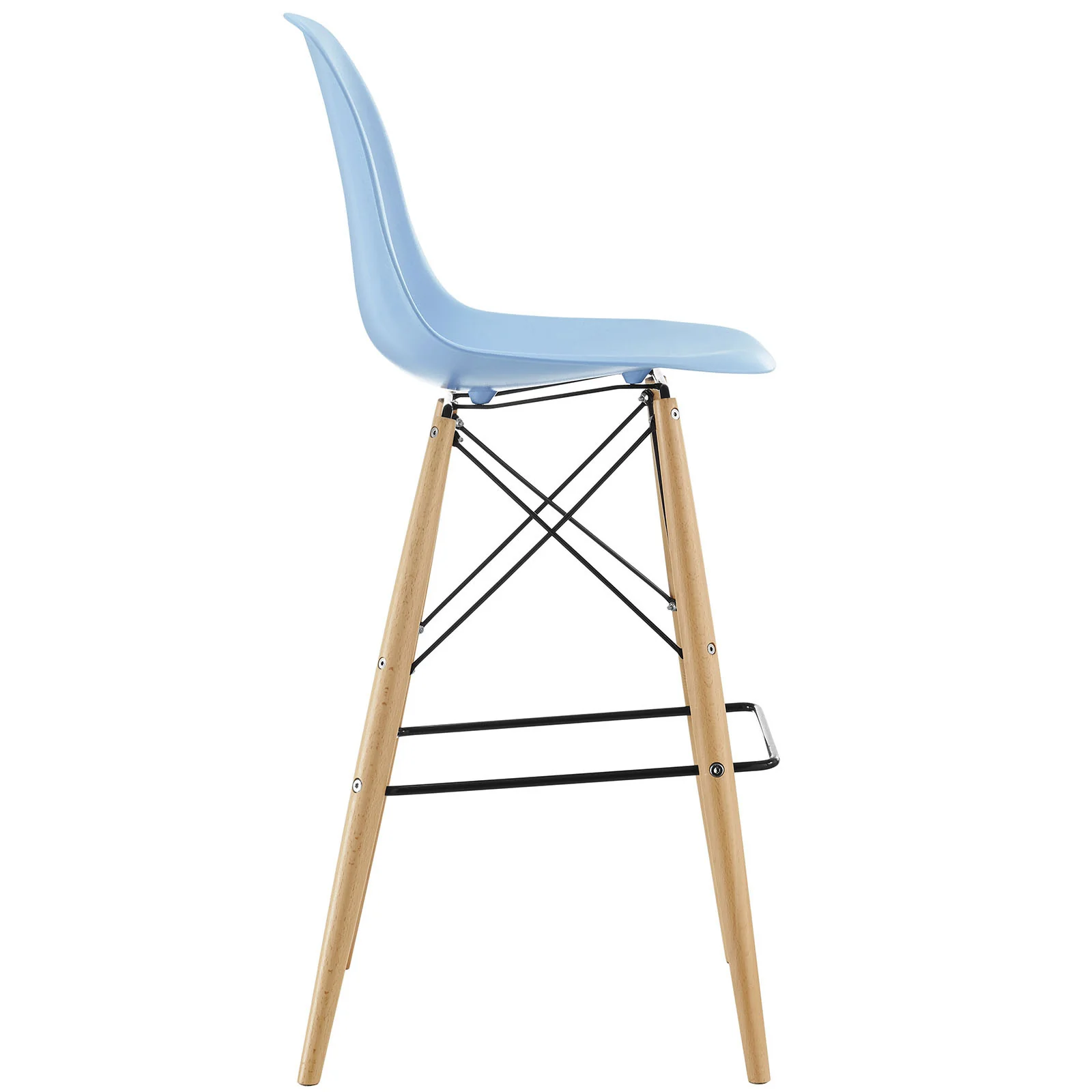 Peace Bar Stool Light Blue - Image 2