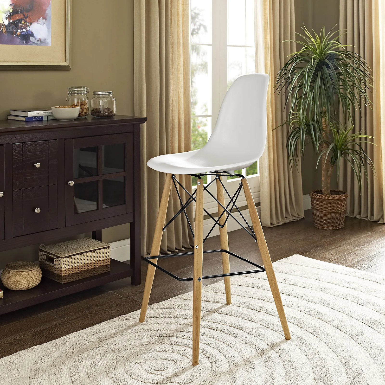 Peace Bar Stool White - Image 4