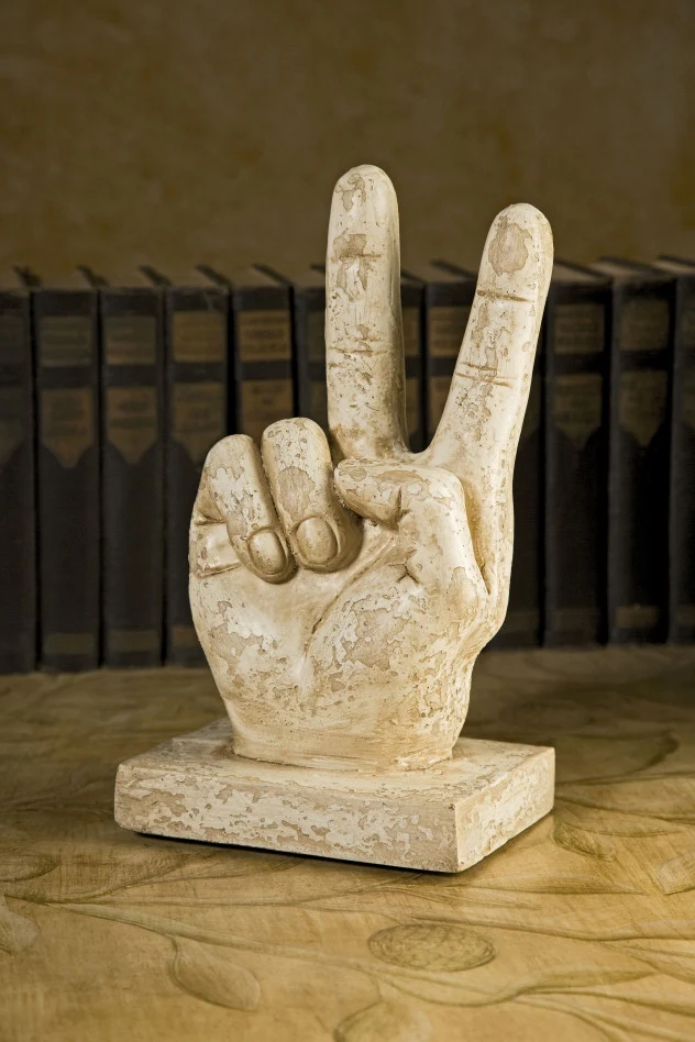 Peace Out Decorative Hand - Image 3