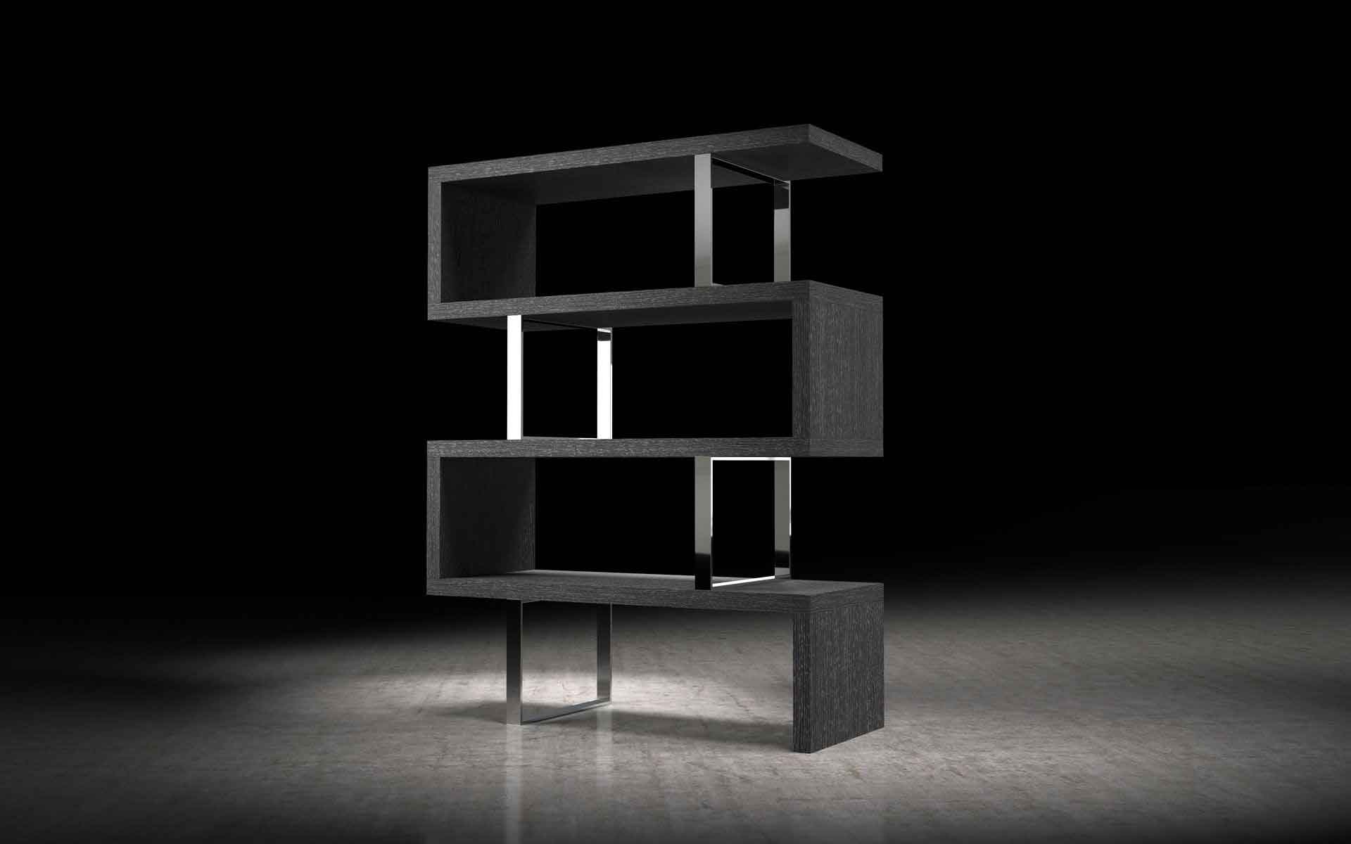 Pearl Bookcase Gray Oak - Image 2