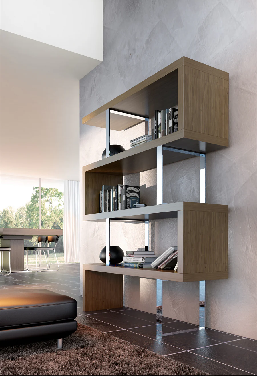 Pearl Bookcase Walnut - Image 3