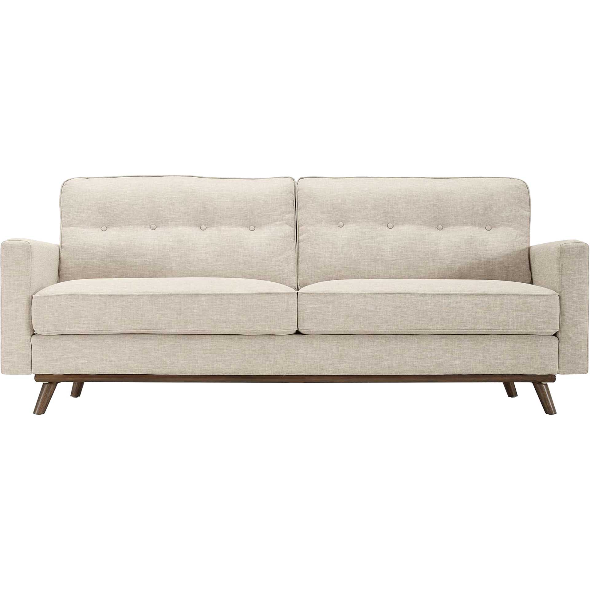 Pearl Upholstered Fabric Sofa Beige - Image 2