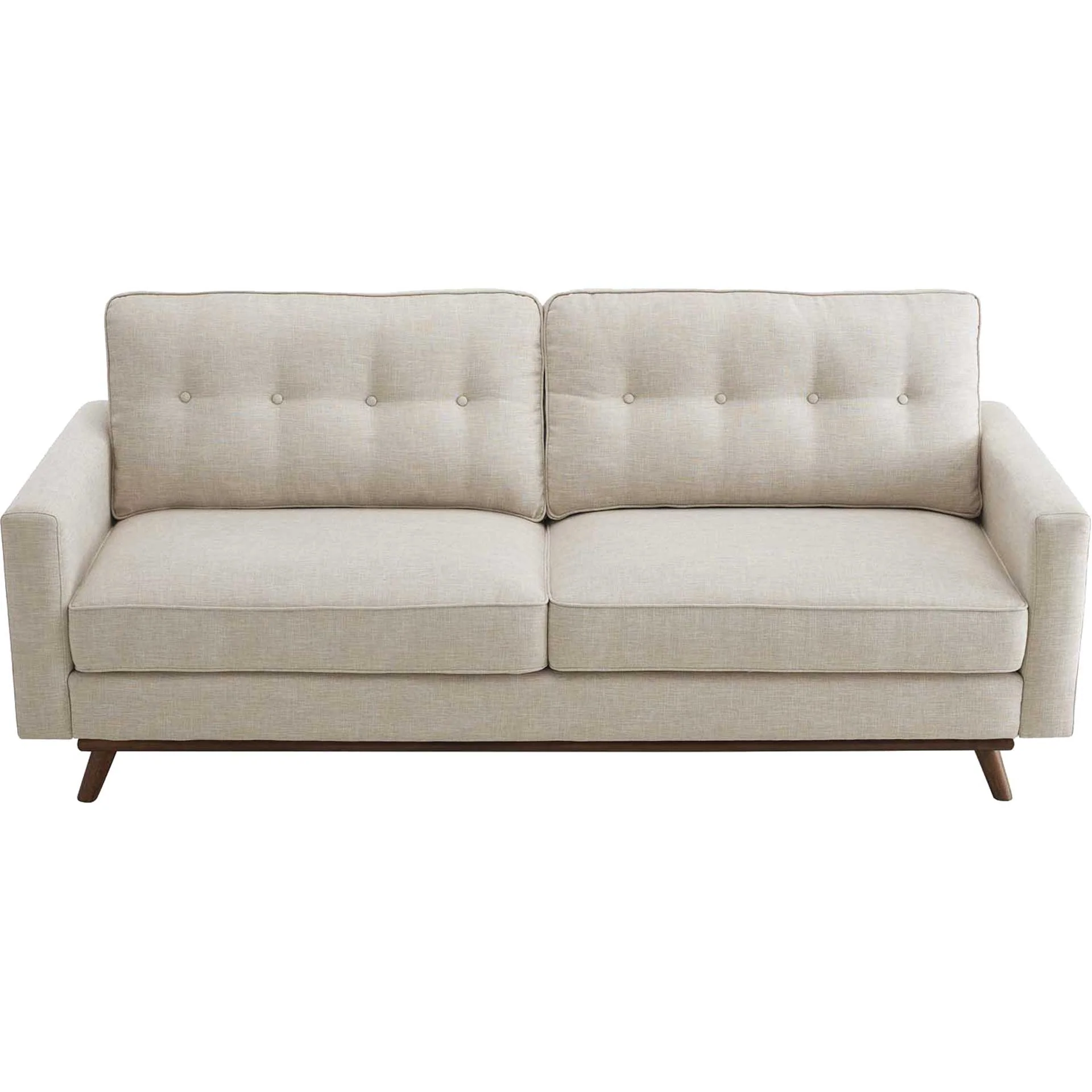 Pearl Upholstered Fabric Sofa Beige - Image 3