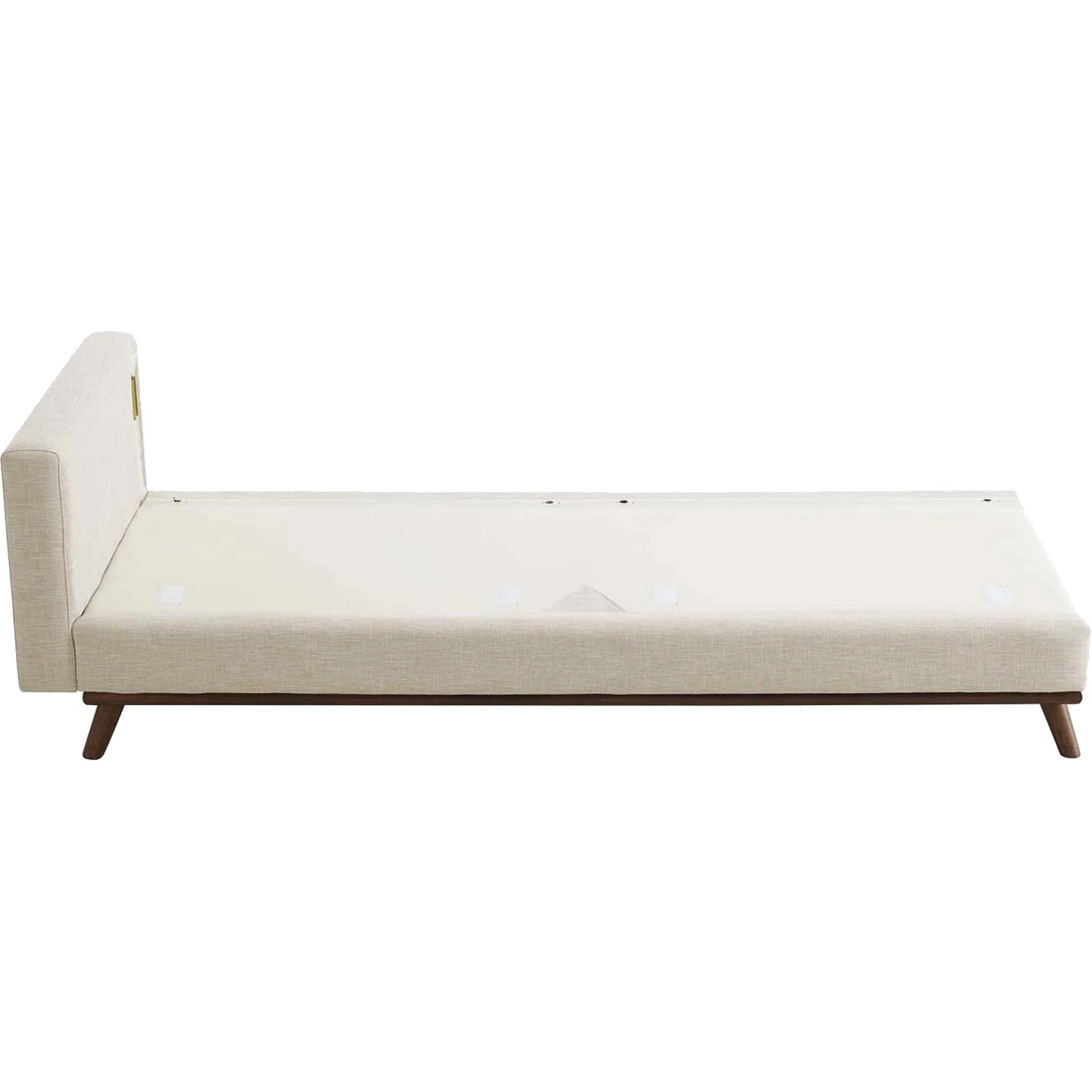 Pearl Upholstered Fabric Sofa Beige - Image 5