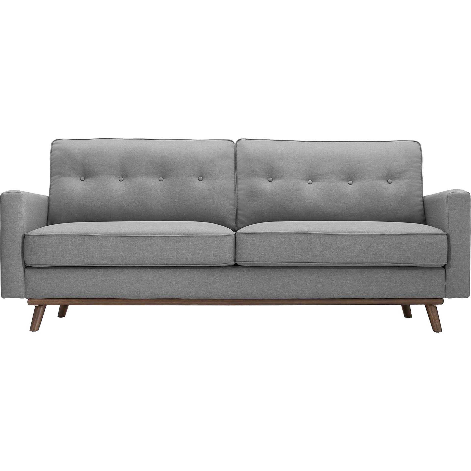 Pearl Upholstered Fabric Sofa Light Gray - Image 2