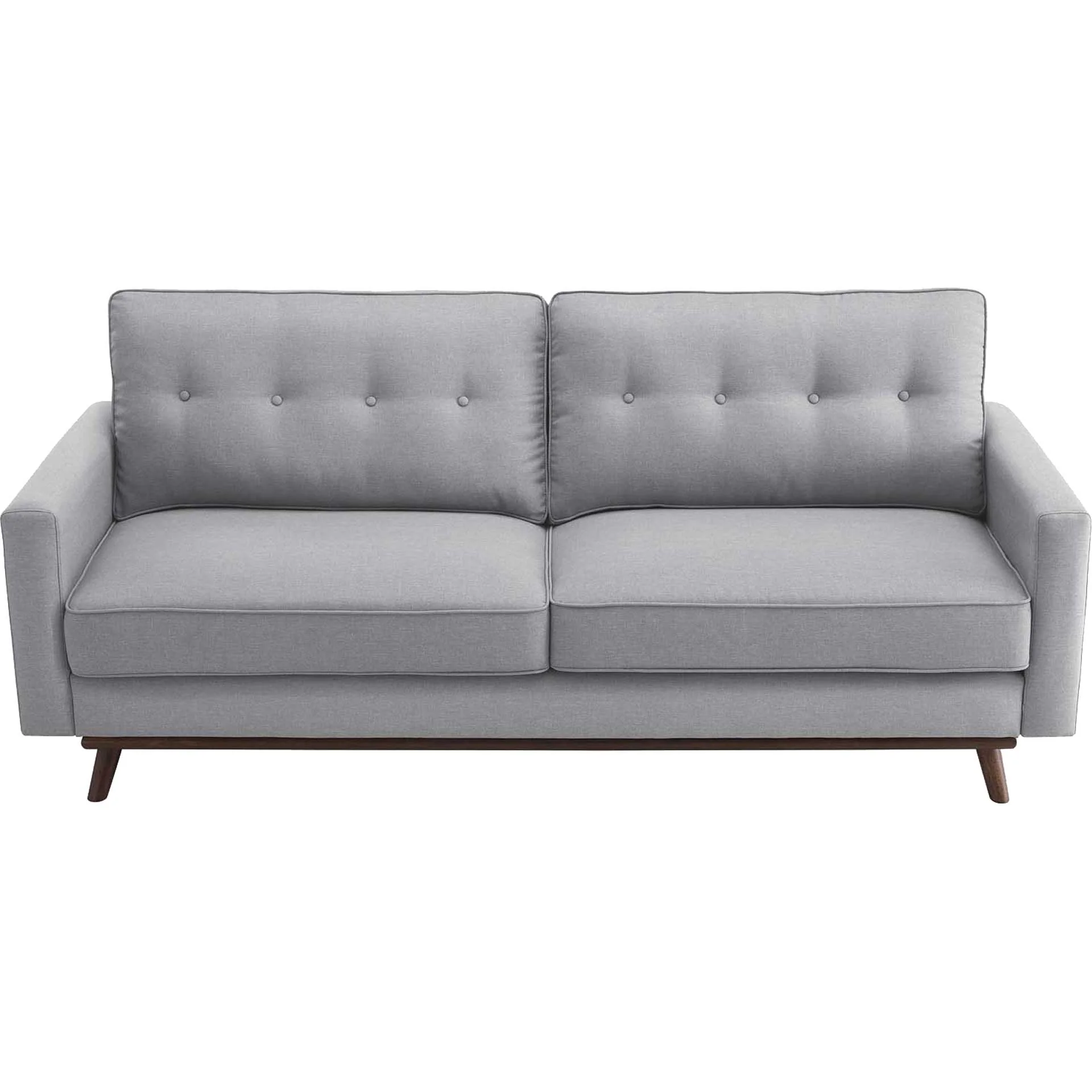 Pearl Upholstered Fabric Sofa Light Gray - Image 3