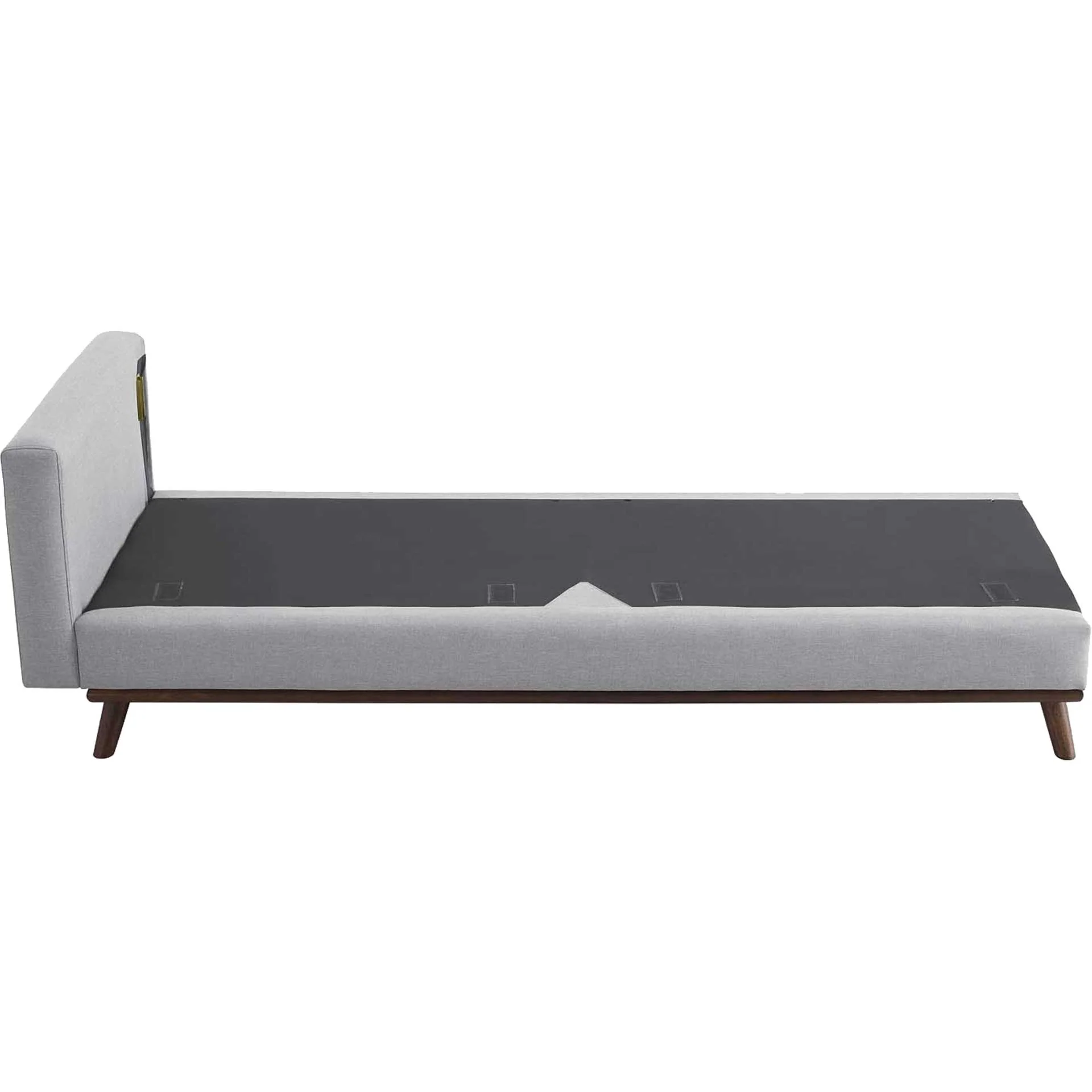 Pearl Upholstered Fabric Sofa Light Gray - Image 5