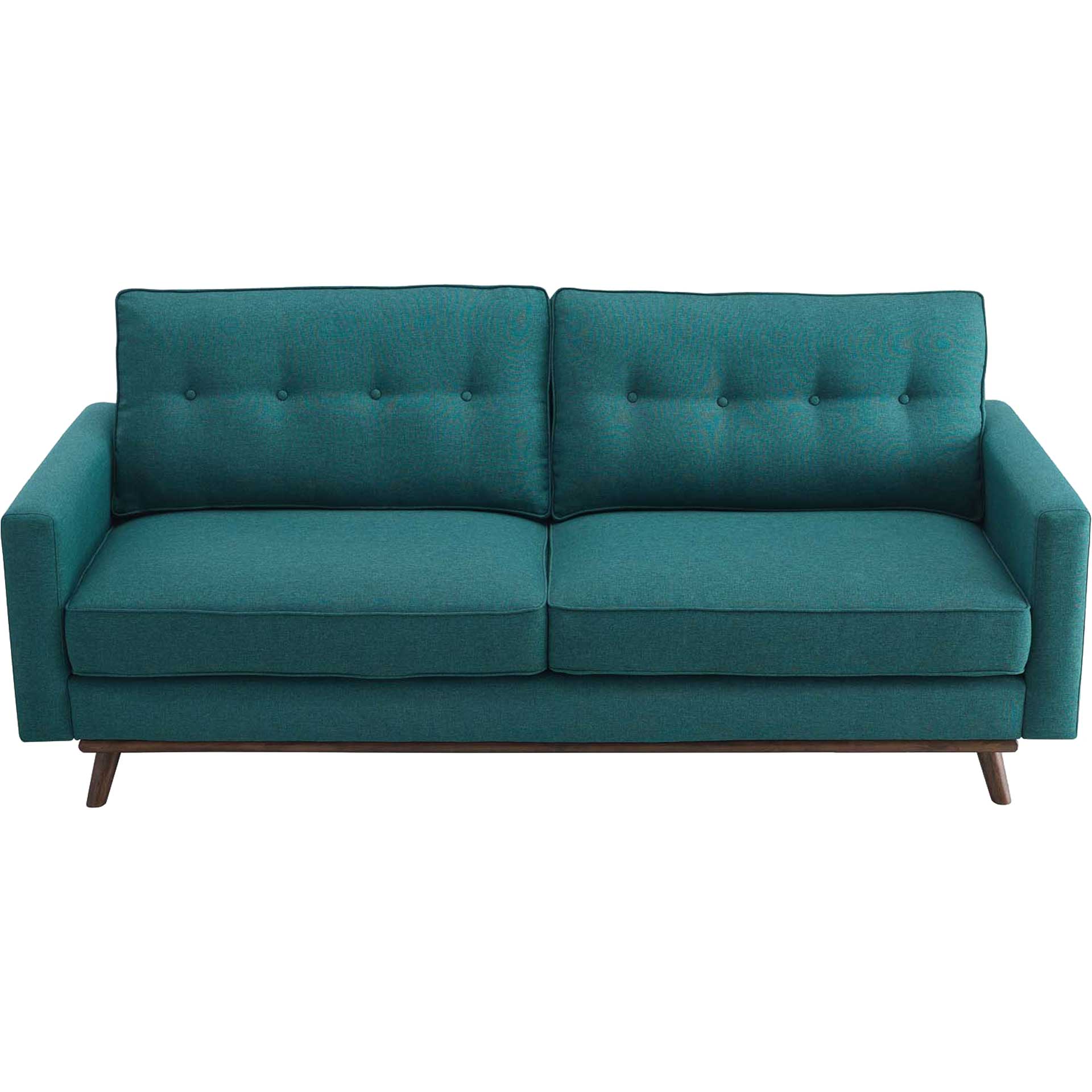 Pearl Upholstered Fabric Sofa Teal - Image 3