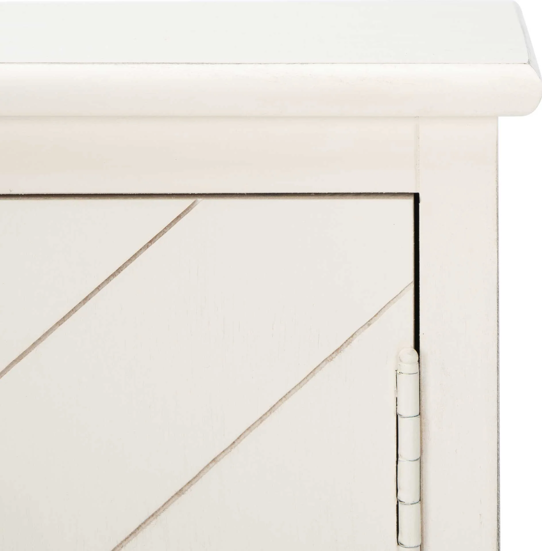 Pebbles 2 Door Sideboard Distressed White - Image 5