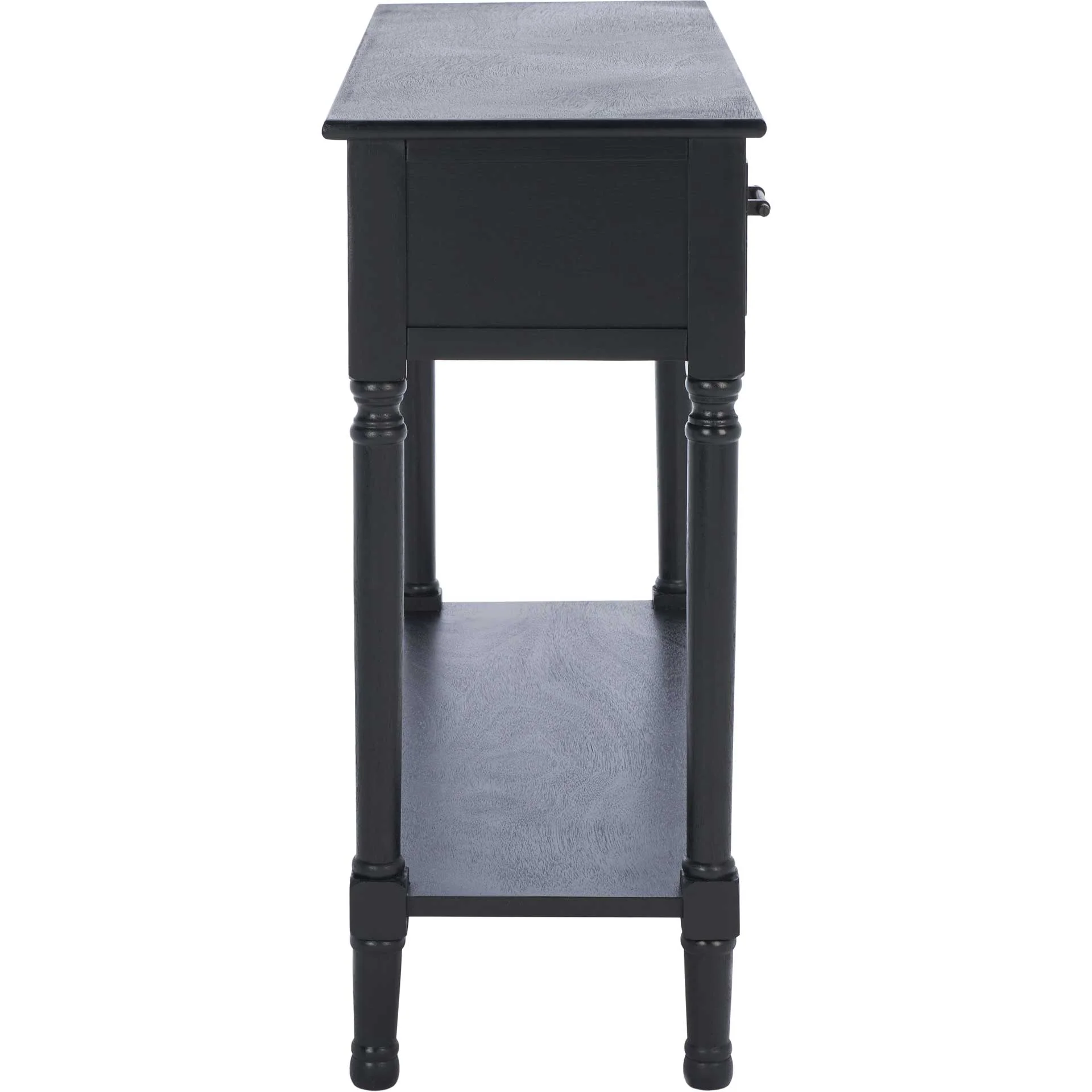 Pebbles 3 Drawer Console Table Black - Image 3