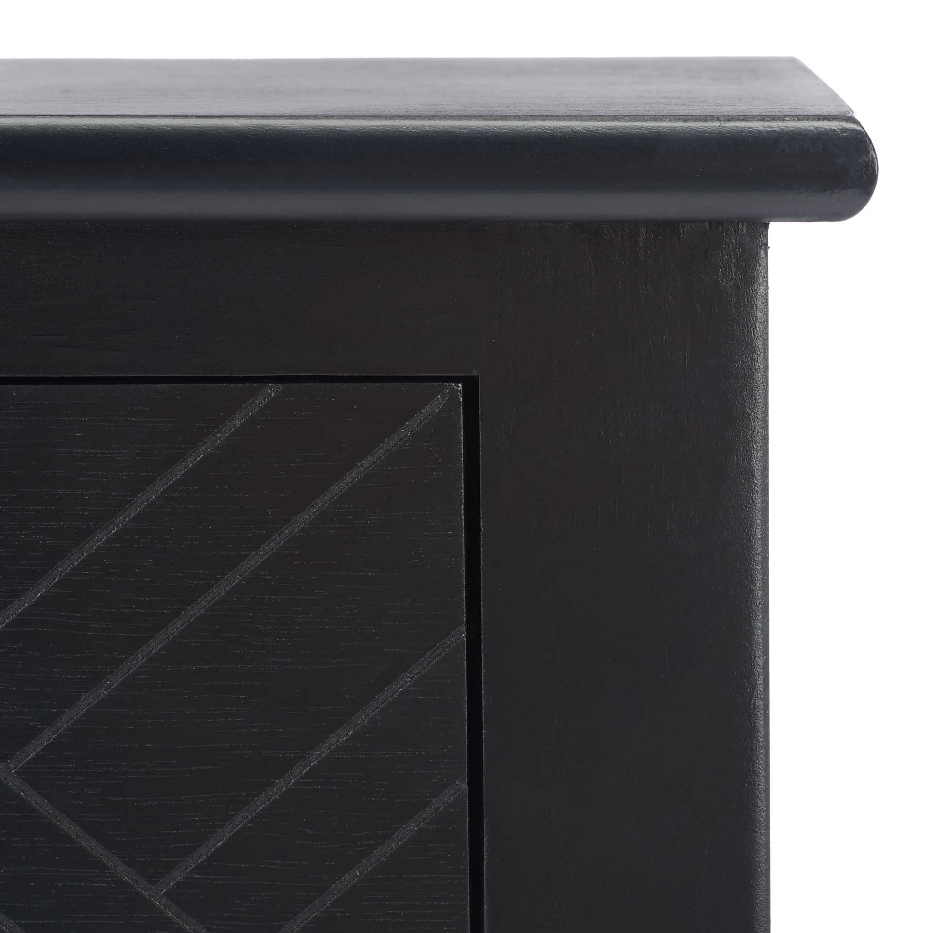 Pebbles 3 Drawer Console Table Black - Image 5