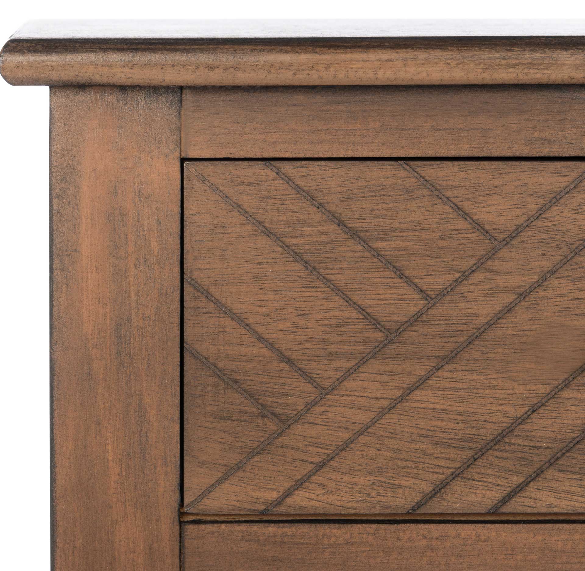 Pebbles 2 Drawer Console Table Brown - Image 5