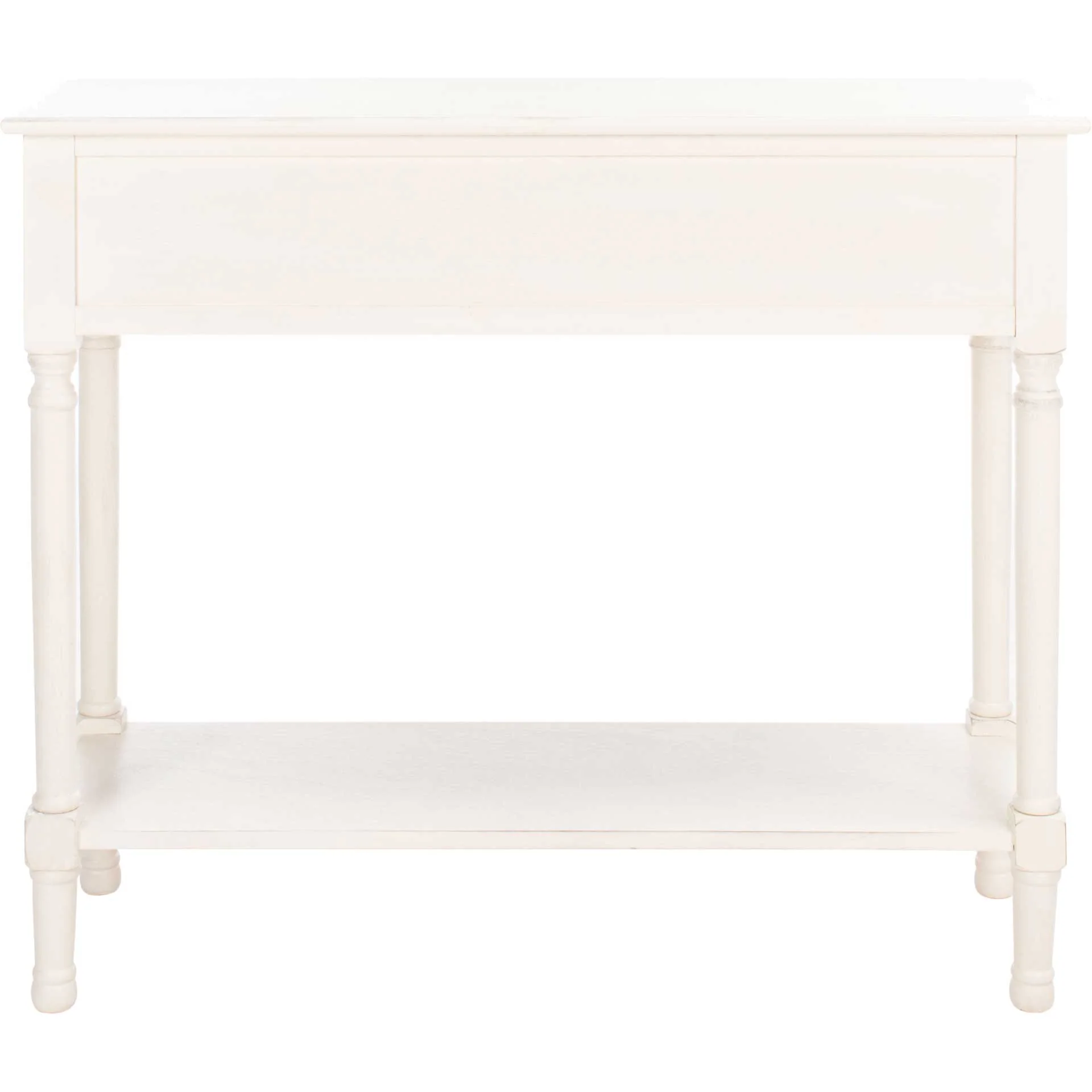 Pebbles 2 Drawer Console Table Distressed White - Image 2
