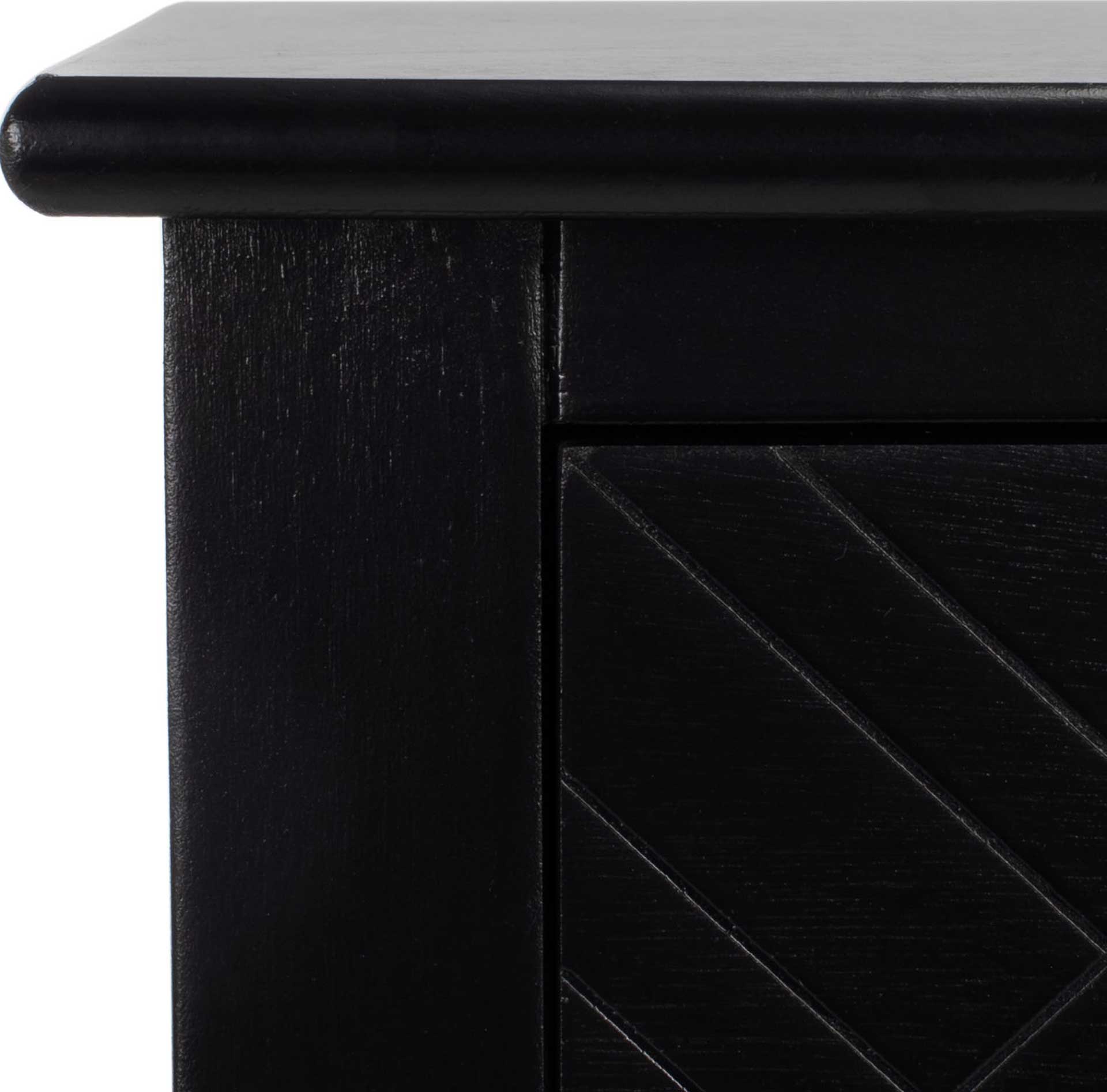 Pebbles 3 Drawer Console Table Black - Image 6