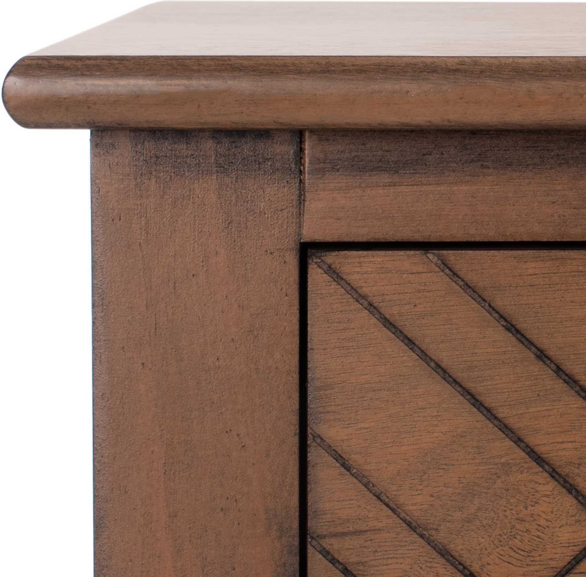 Pebbles 3 Drawer Console Table Brown - Image 6