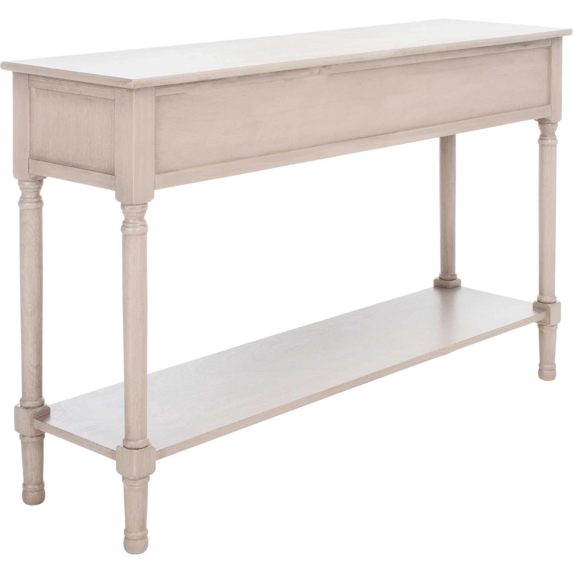 Pebbles 3 Drawer Console Table Greige - Image 4