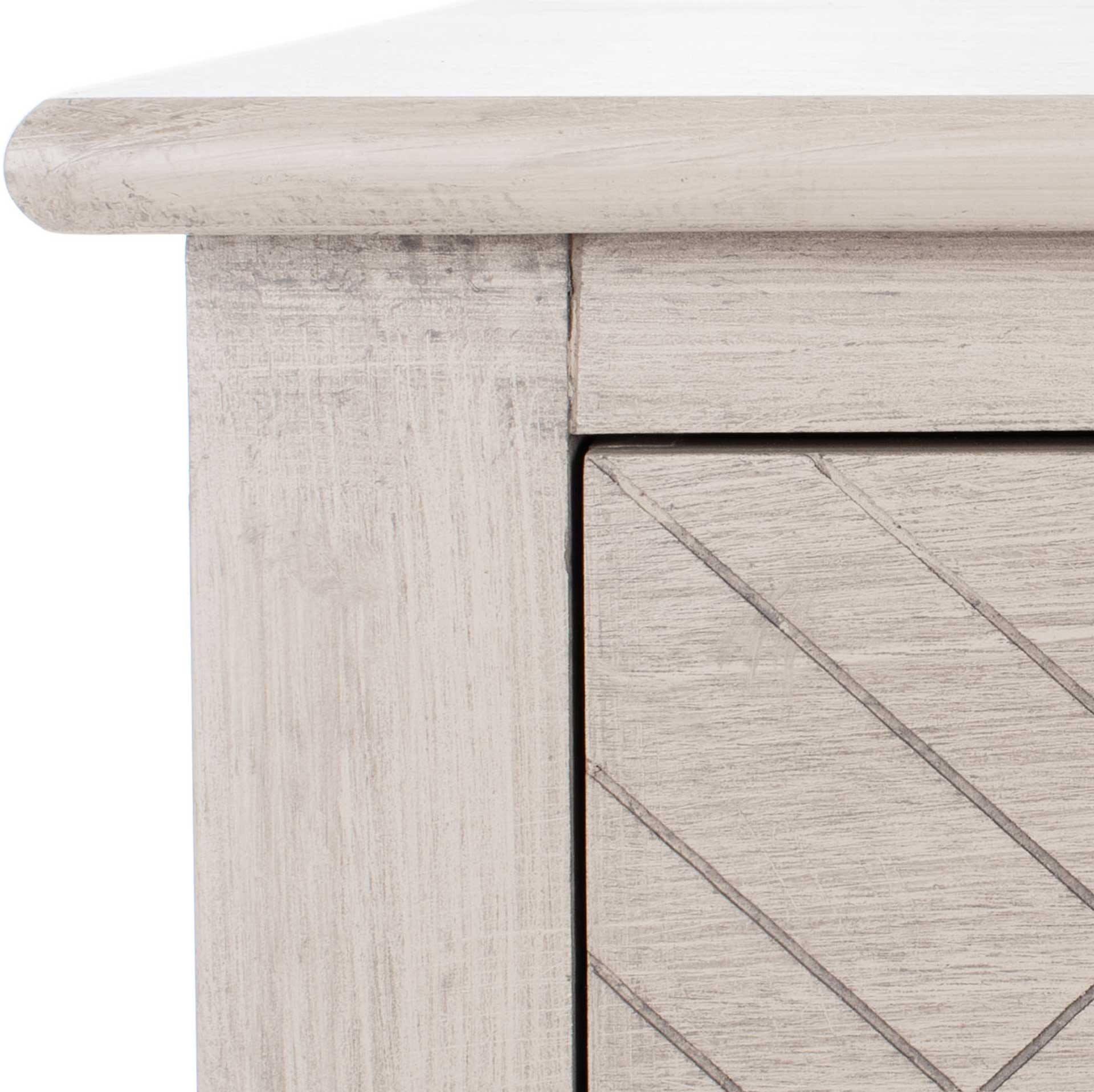 Pebbles 3 Drawer Console Table Greige - Image 6