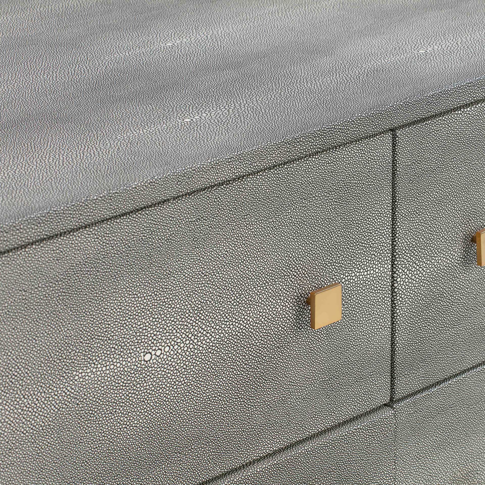 Pedro Shagreen 6 Drawer Dresser Gray - Image 10