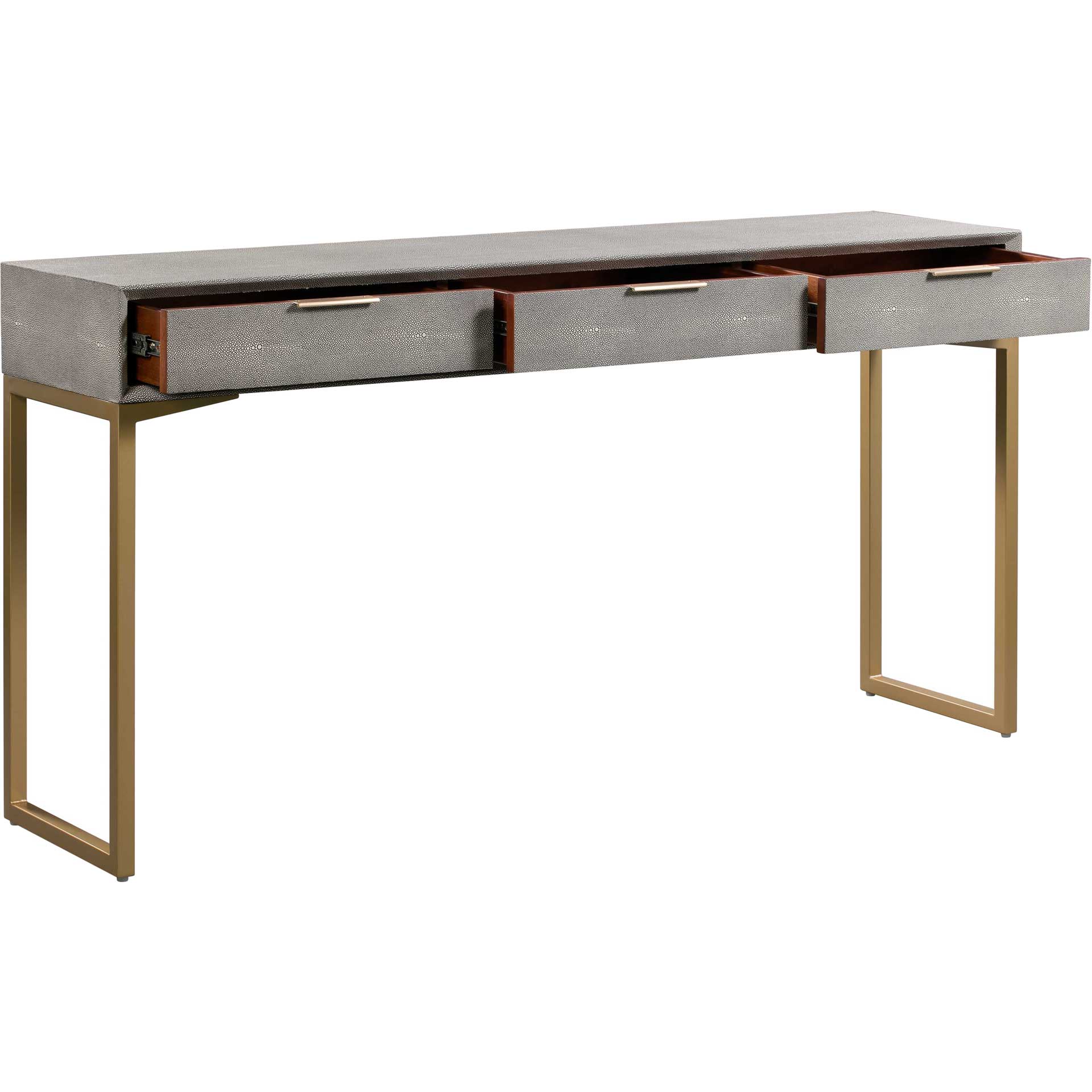 Pedro Shagreen Console Table Gray - Image 3