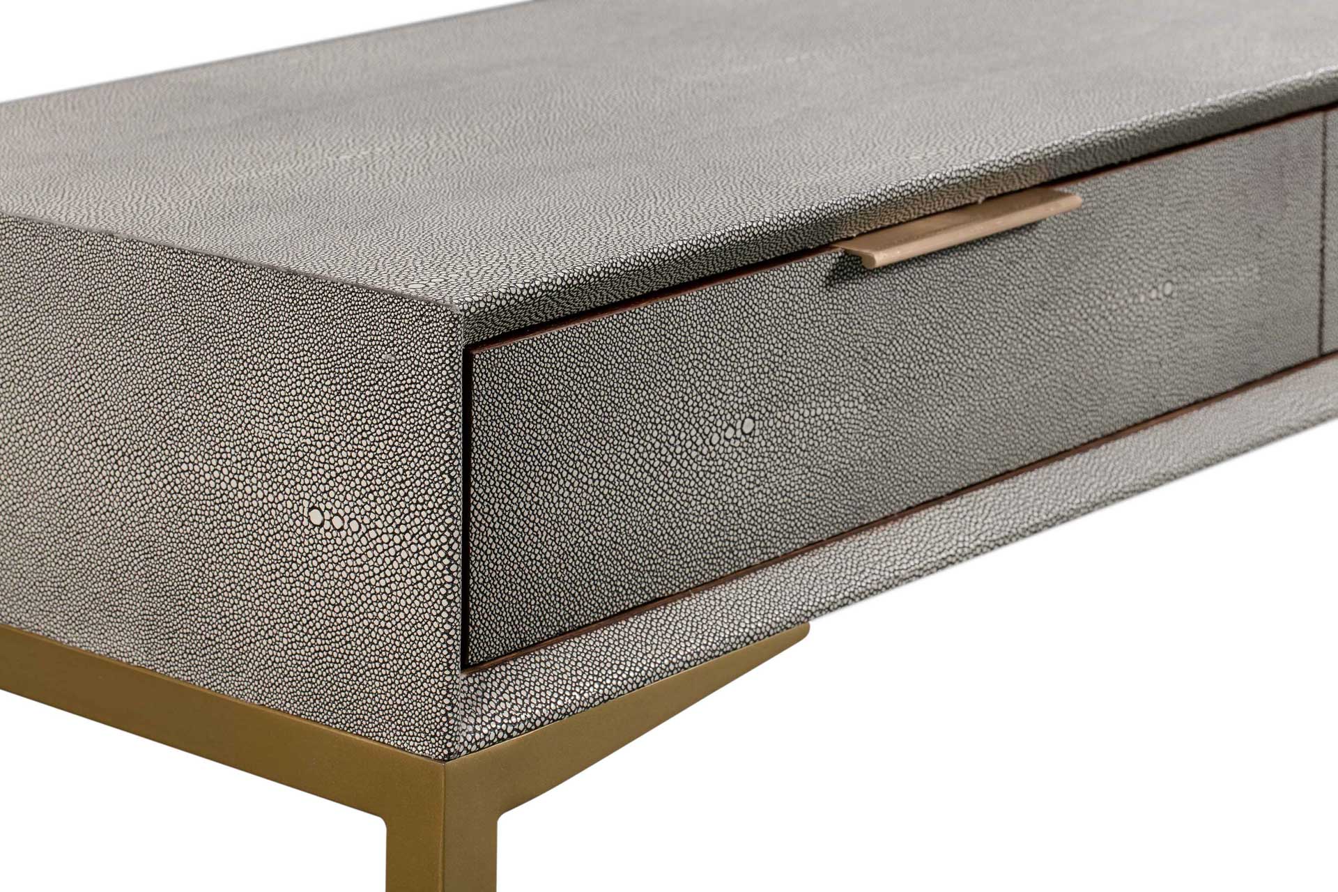 Pedro Shagreen Console Table Gray - Image 4