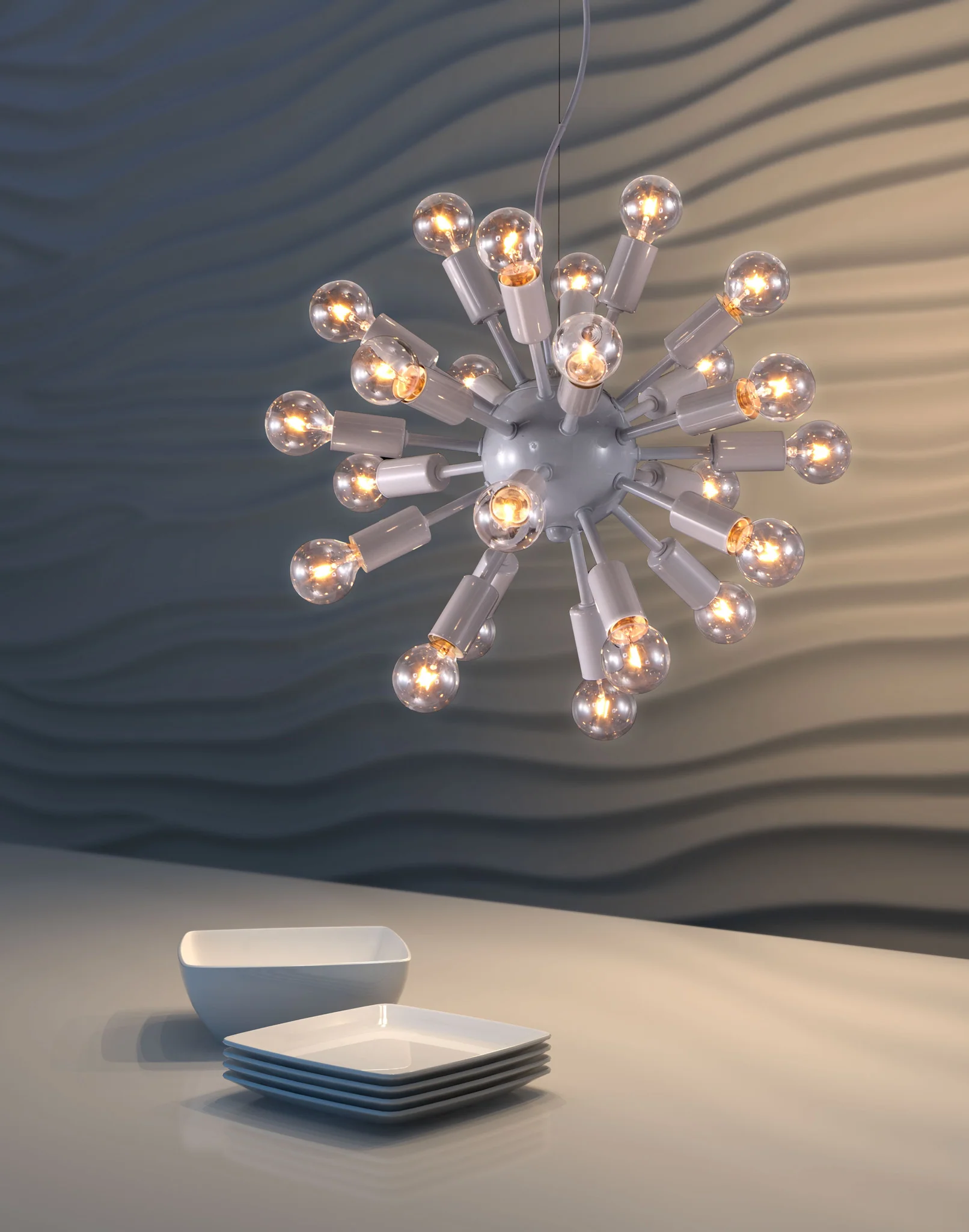Peel Ceiling Lamp White - Image 4