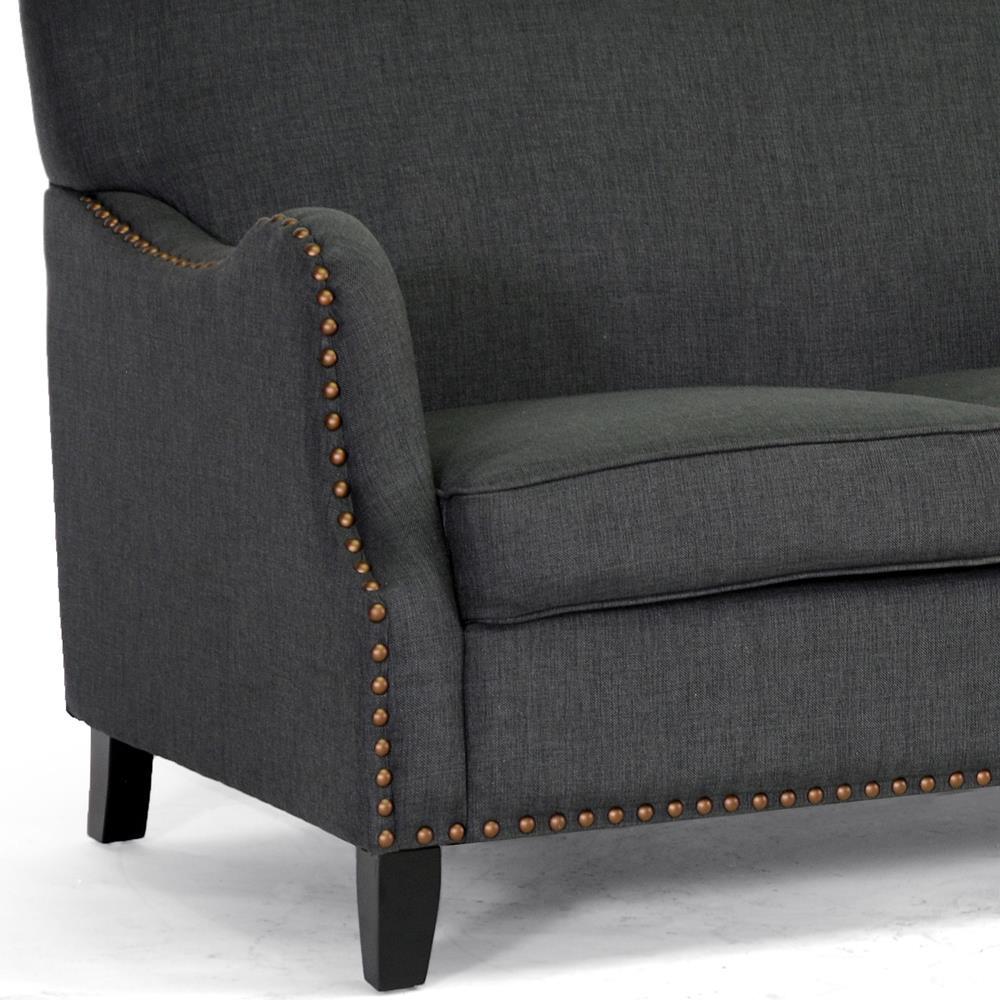 Pensive Loveseat Dark Gray - Image 3