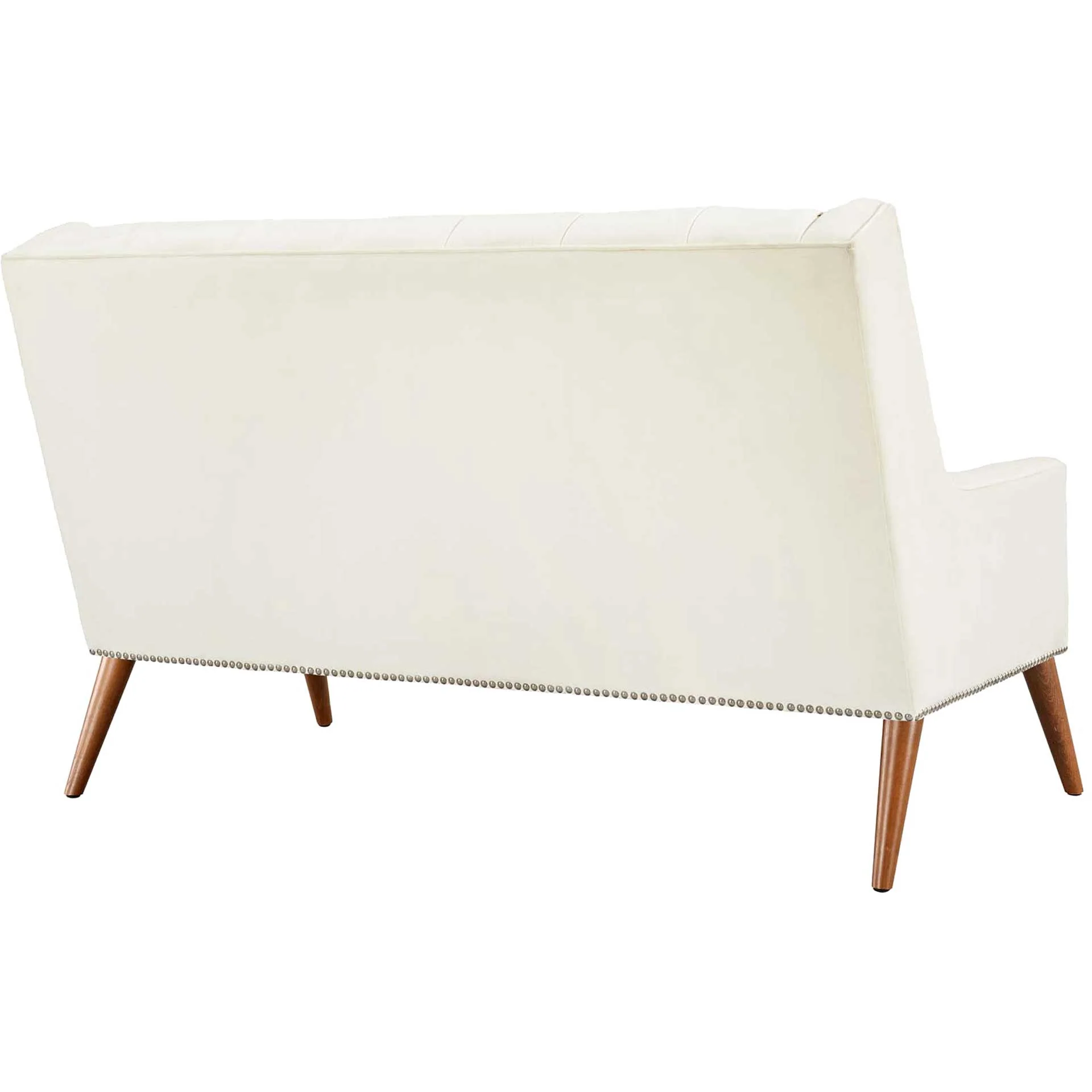 Pericles Velvet Sofa Ivory - Image 3
