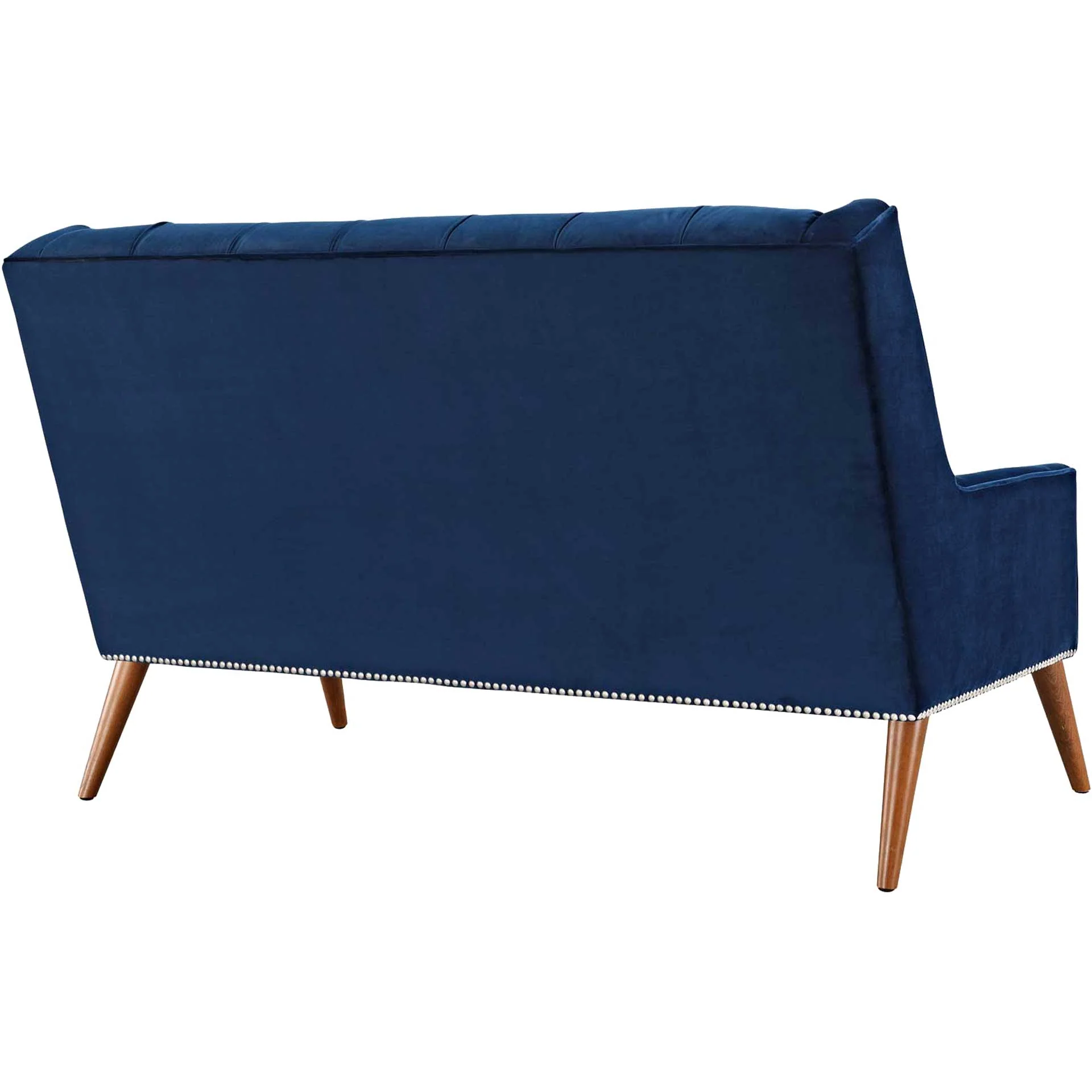 Pericles Velvet Sofa Navy - Image 3